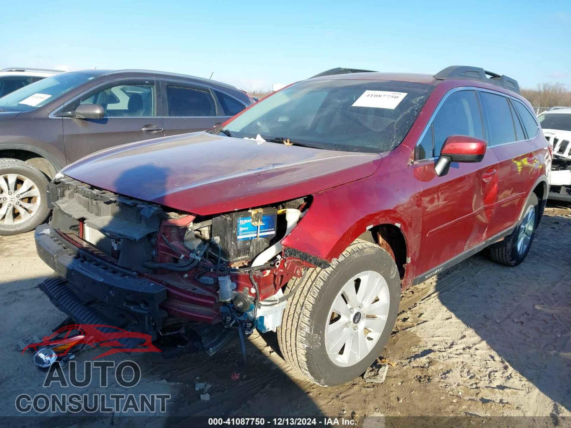 SUBARU OUTBACK 2016 - 4S4BSADC7G3246691