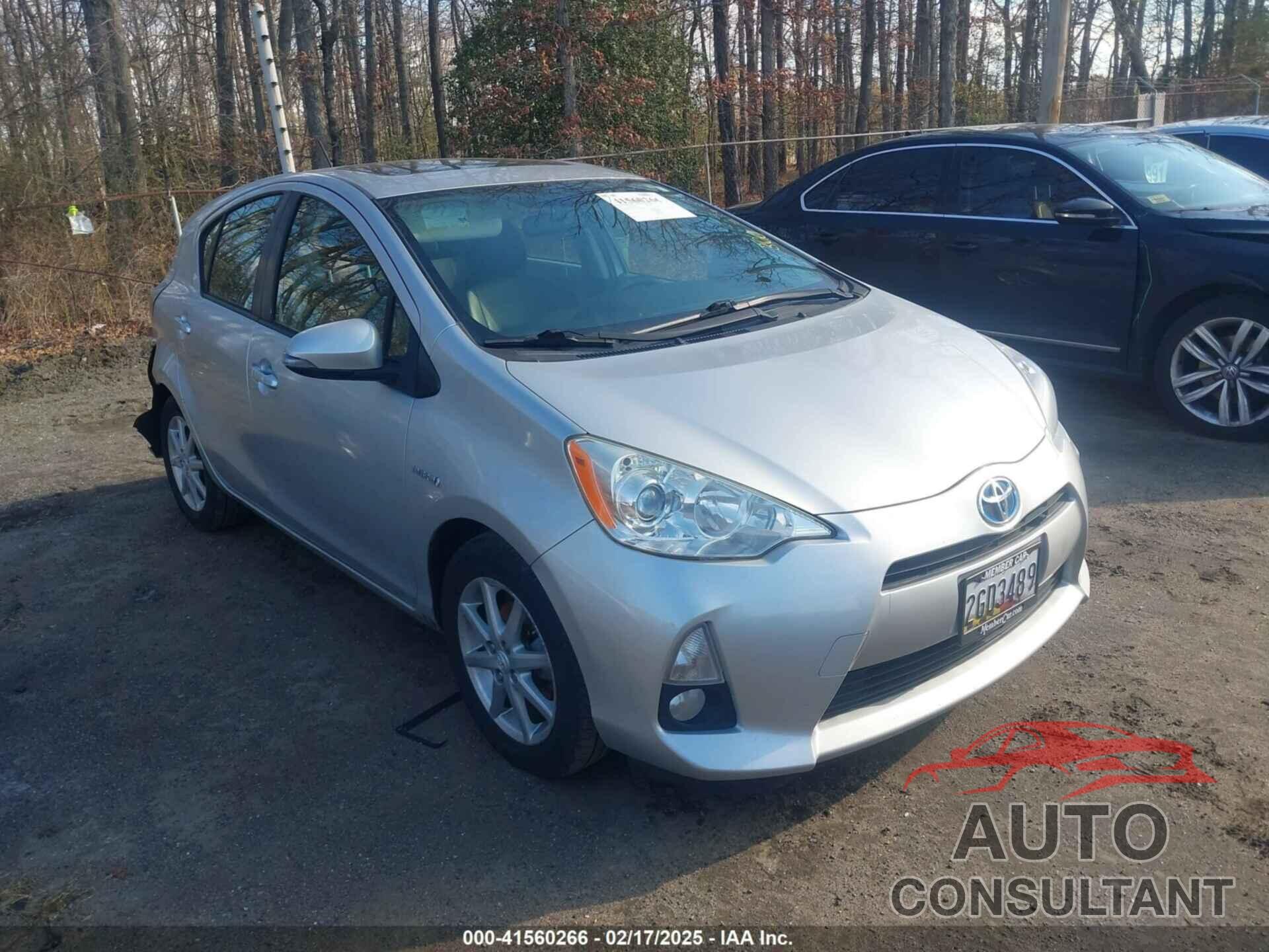 TOYOTA PRIUS C 2012 - JTDKDTB38C1015530