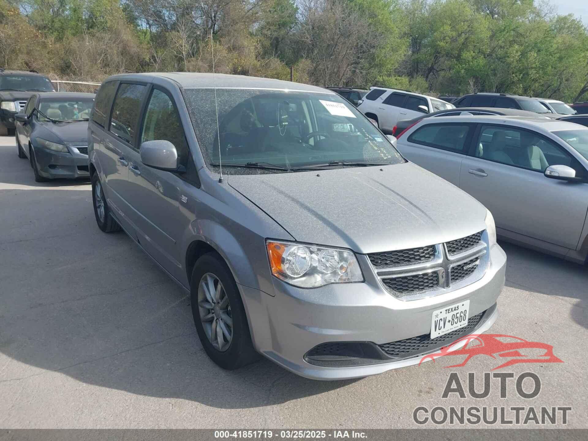DODGE GRAND CARAVAN 2014 - 2C4RDGBG0ER380999
