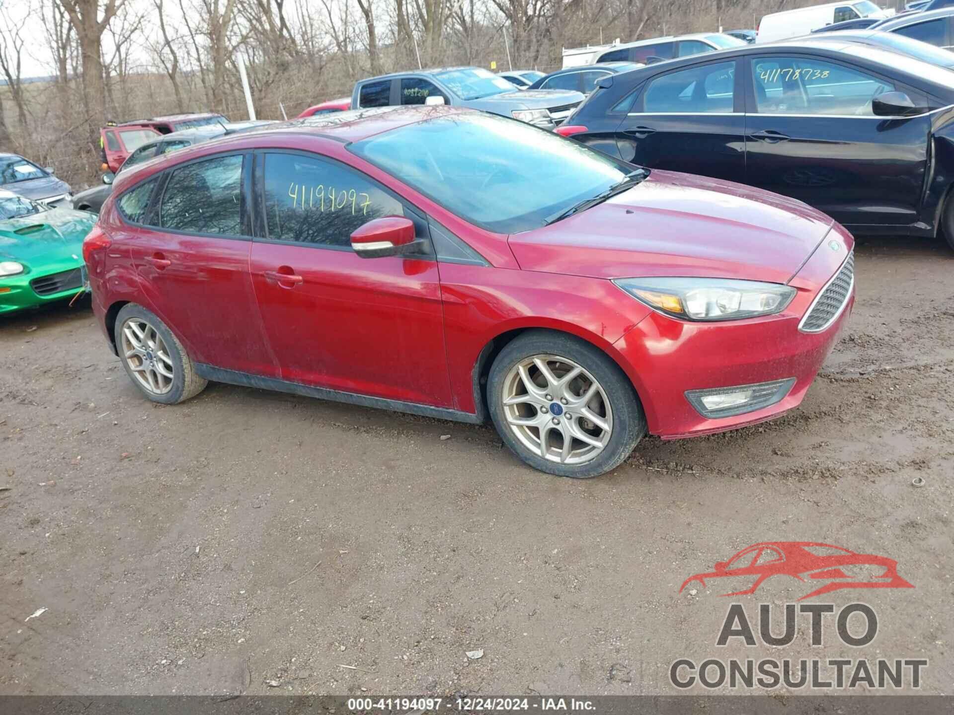 FORD FOCUS 2015 - 1FADP3K26FL312964