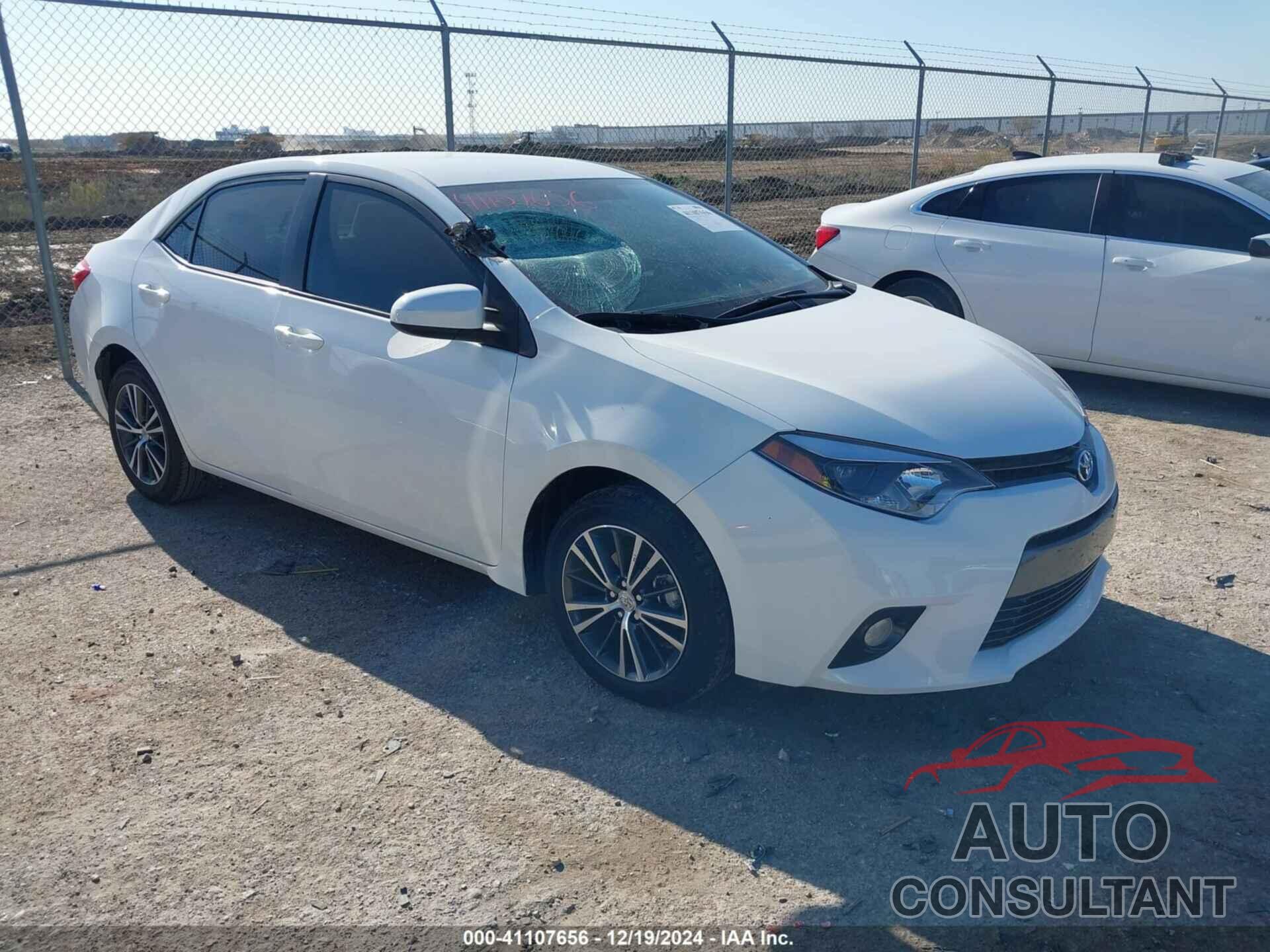 TOYOTA COROLLA 2016 - 5YFBURHE4GP395964