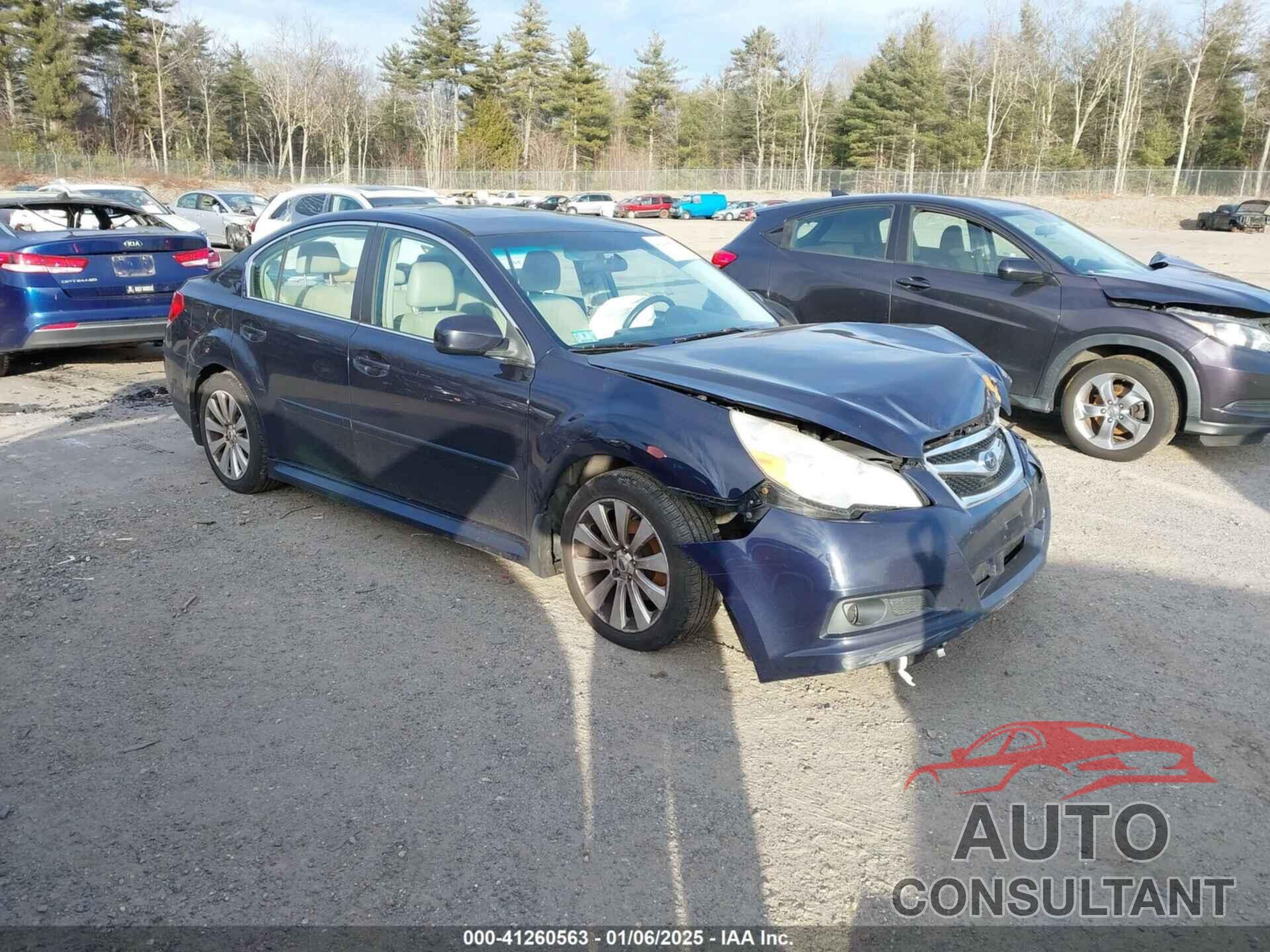 SUBARU LEGACY 2012 - 4S3BMBK63C3029702