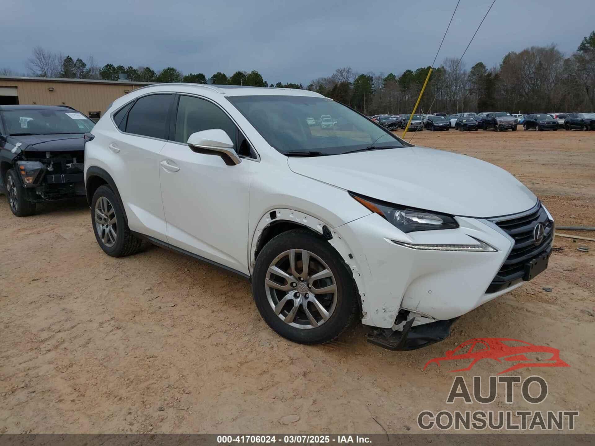 LEXUS NX 200T 2016 - JTJBARBZ1G2073198