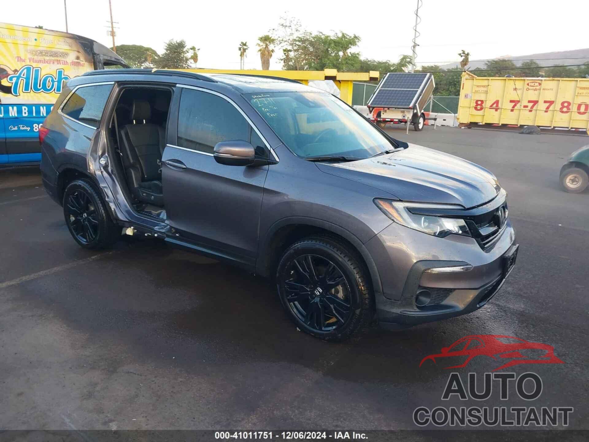 HONDA PILOT 2021 - 5FNYF5H27MB005871