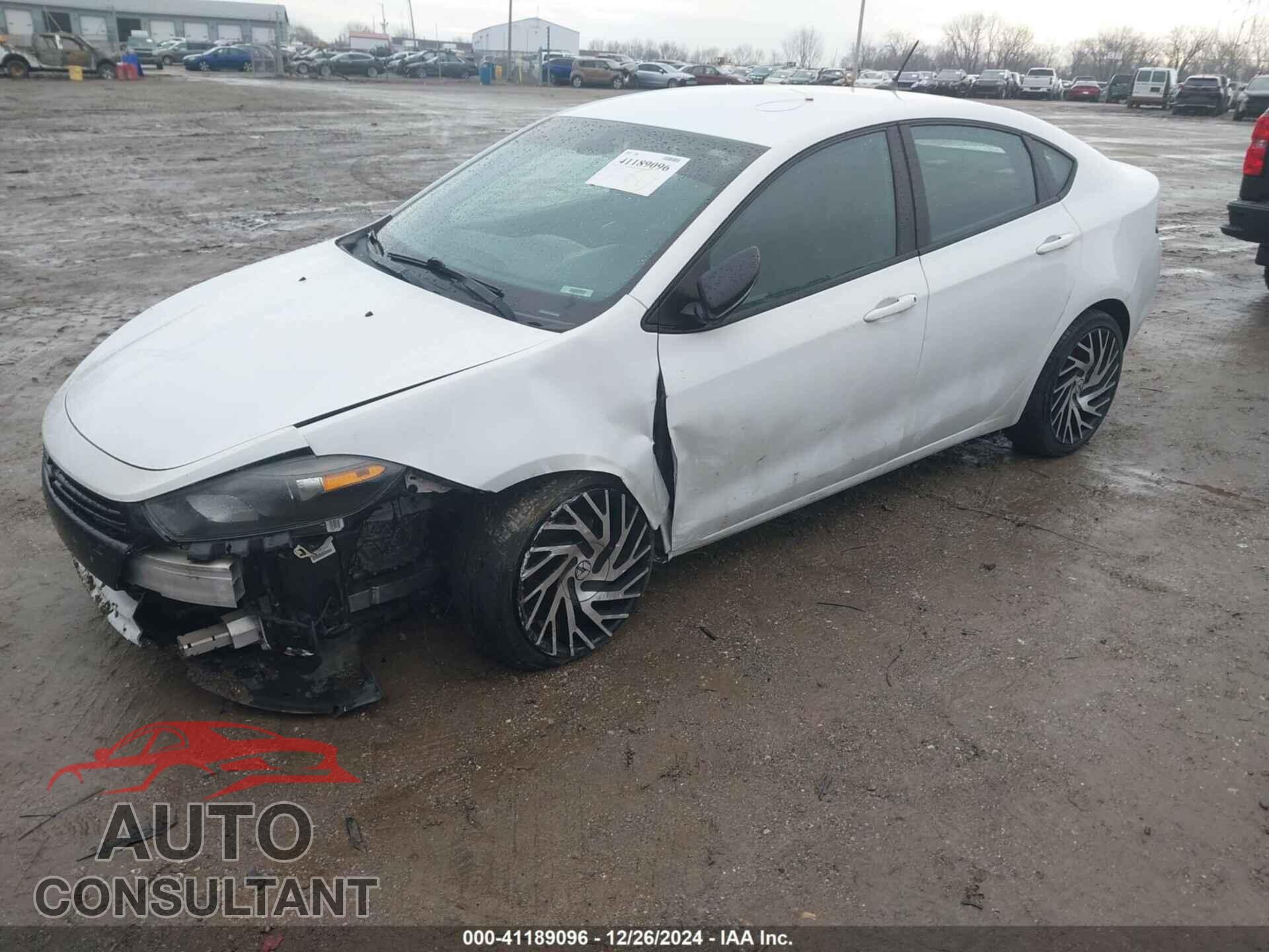 DODGE DART 2015 - 1C3CDFBB5FD345310
