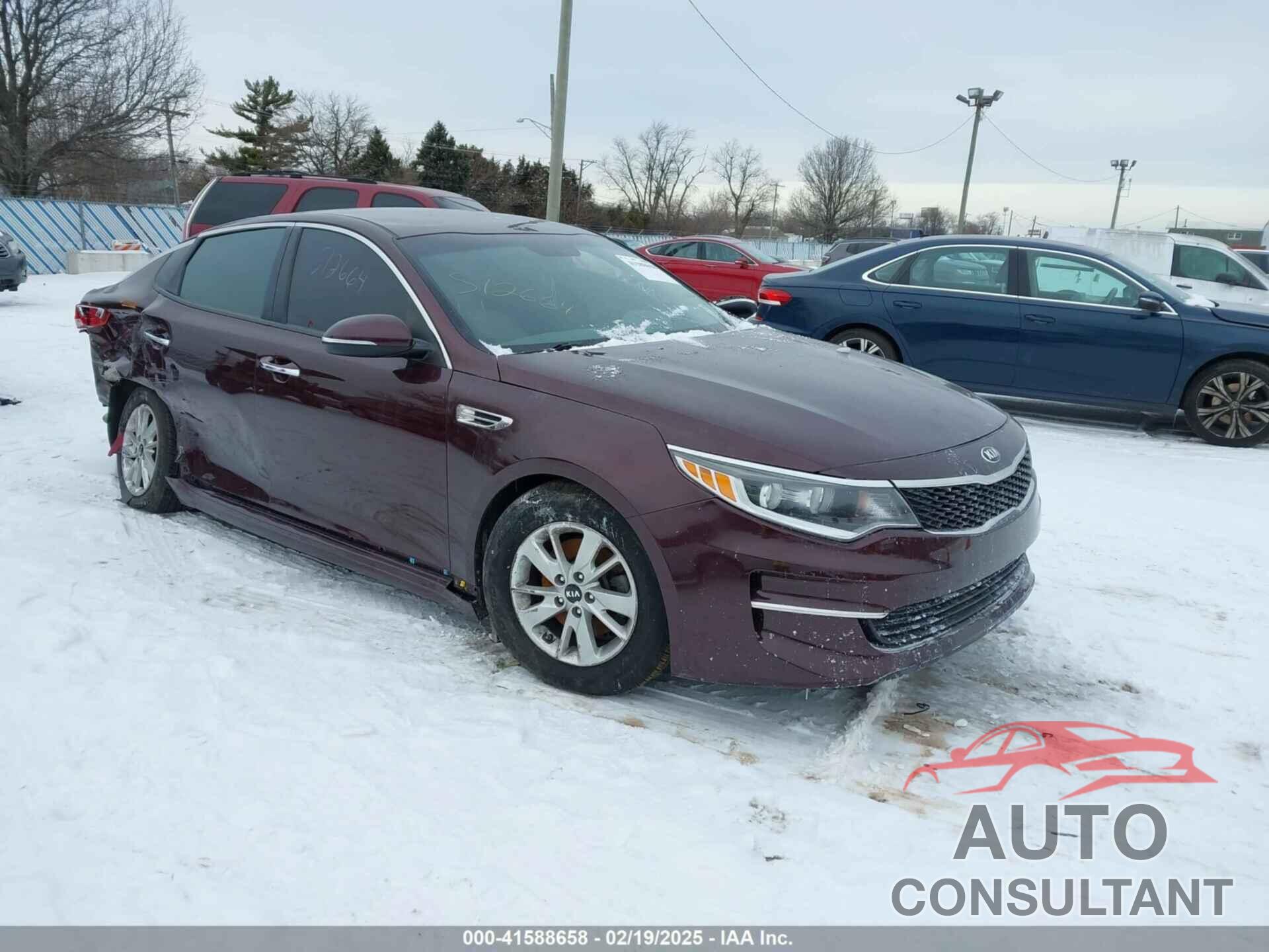 KIA OPTIMA 2016 - 5XXGT4L35GG031319