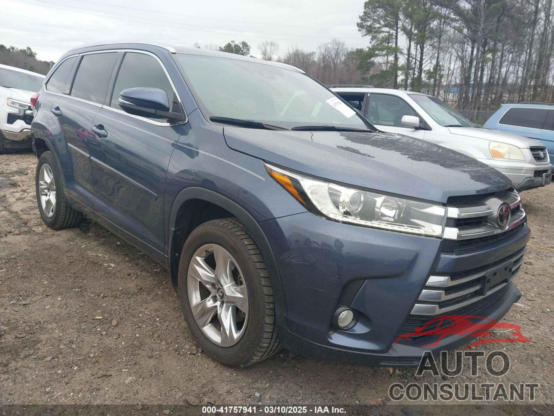 TOYOTA HIGHLANDER 2017 - 5TDYZRFH3HS198155