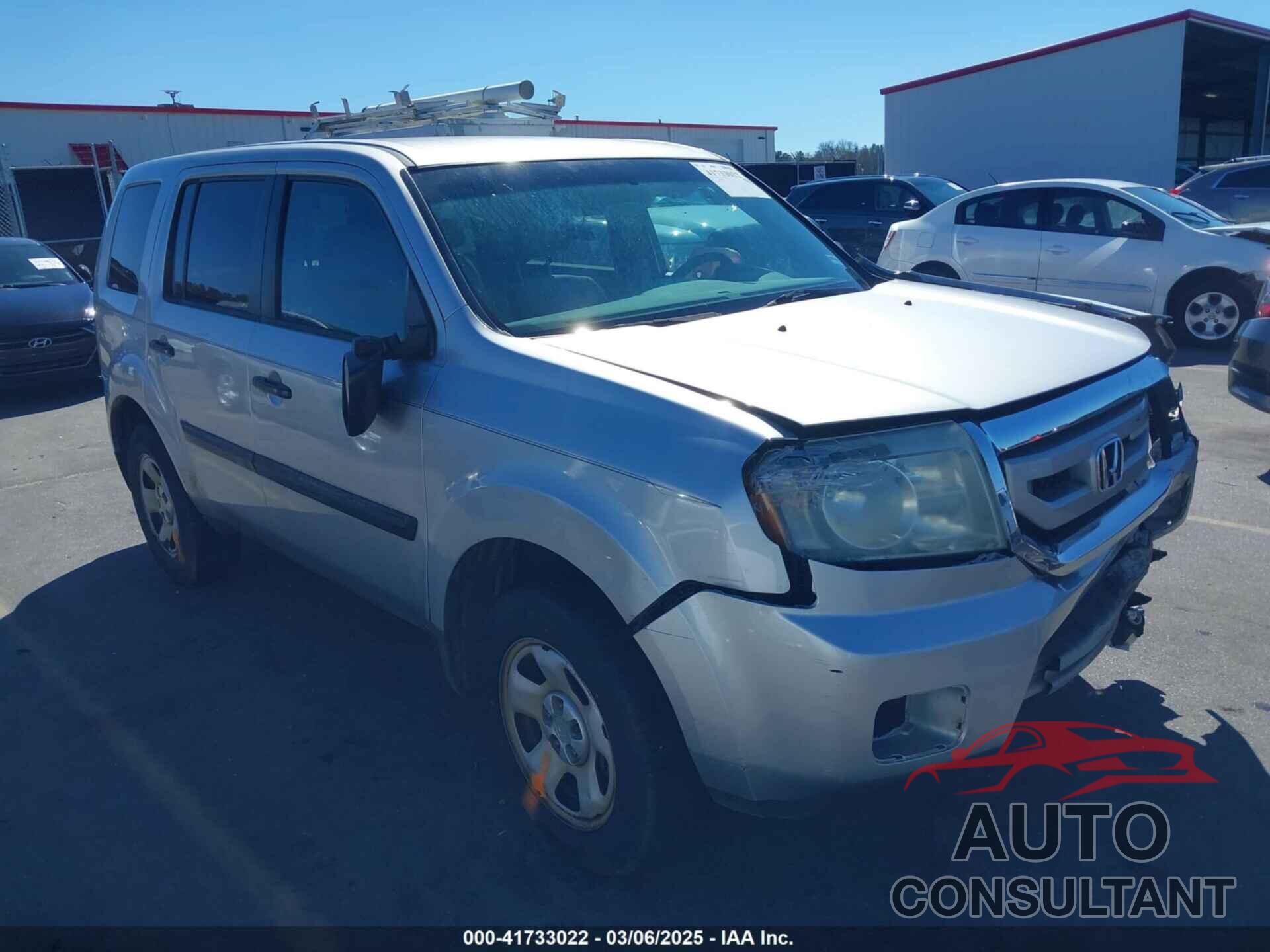 HONDA PILOT 2011 - 5FNYF3H24BB043575