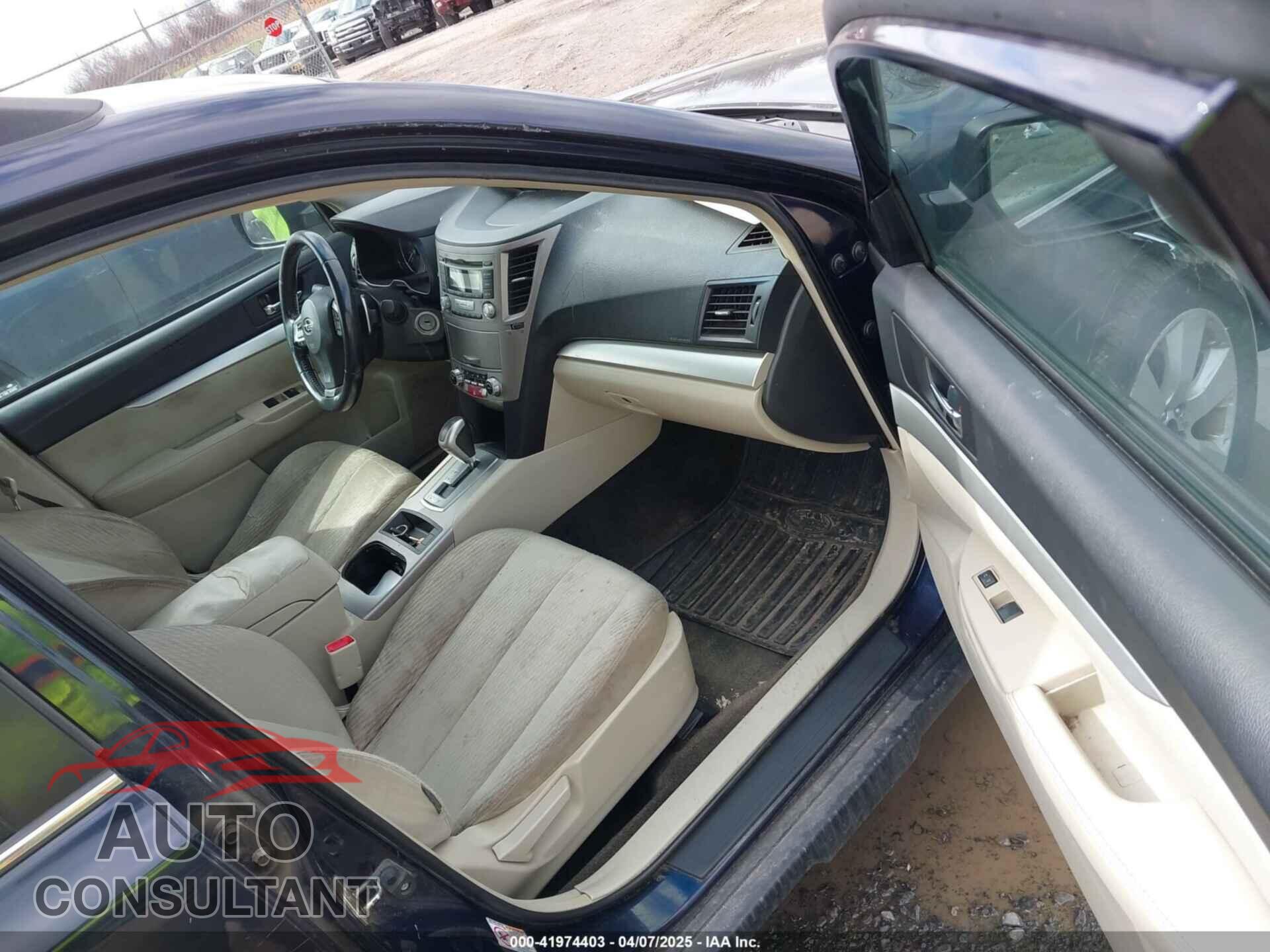 SUBARU OUTBACK 2012 - 4S4BRBBC0C3203759