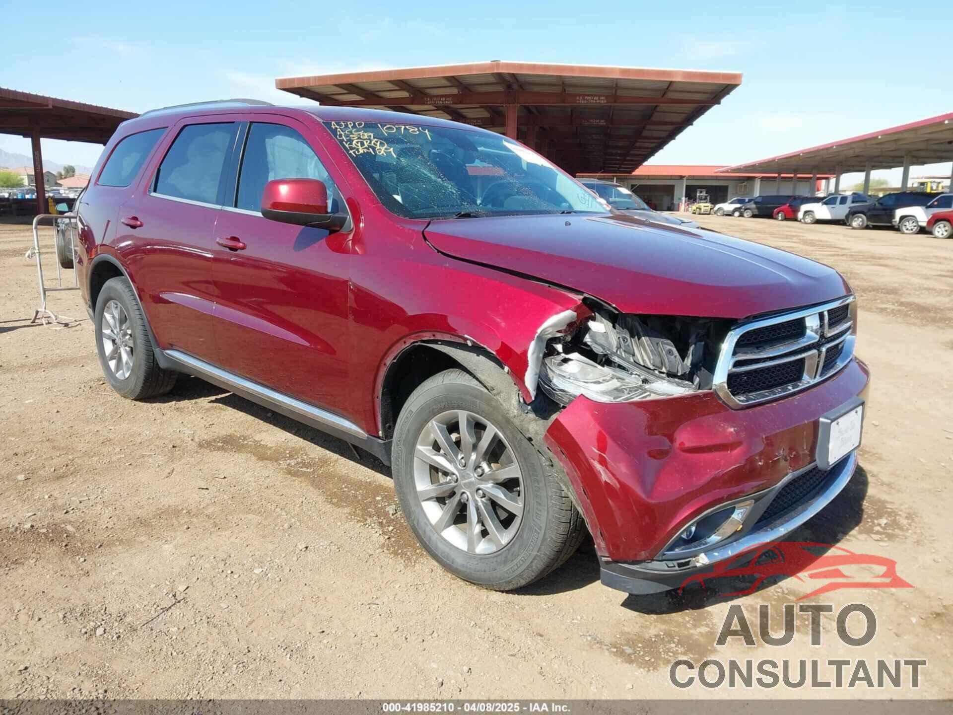 DODGE DURANGO 2018 - 1C4RDJAG6JC340850