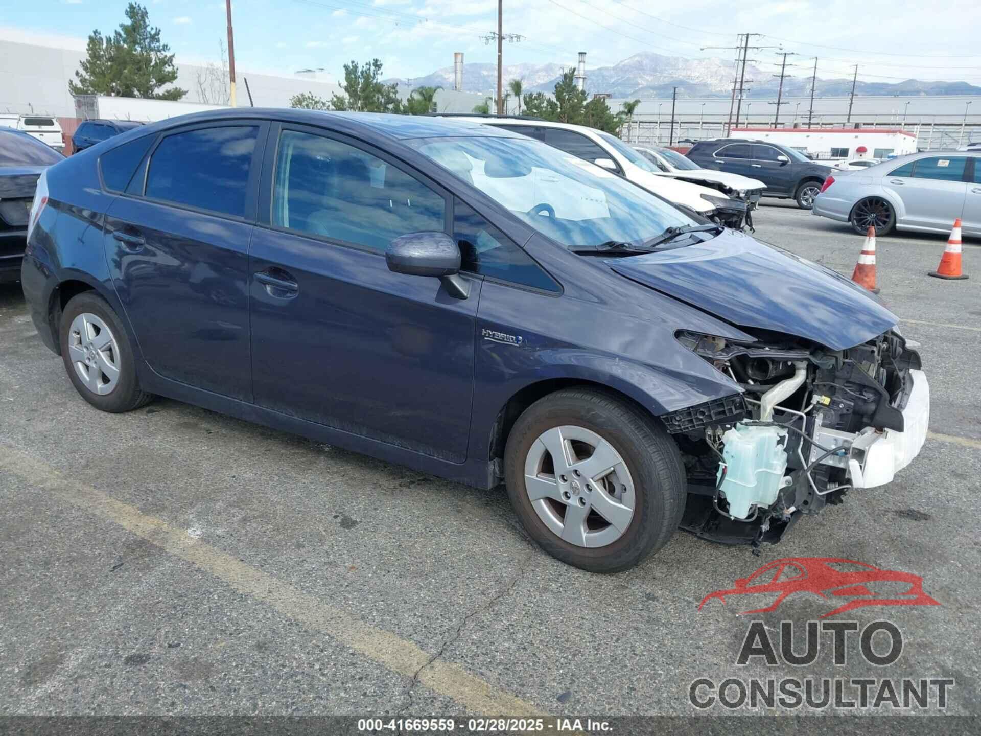 TOYOTA PRIUS 2011 - JTDKN3DU6B0257241