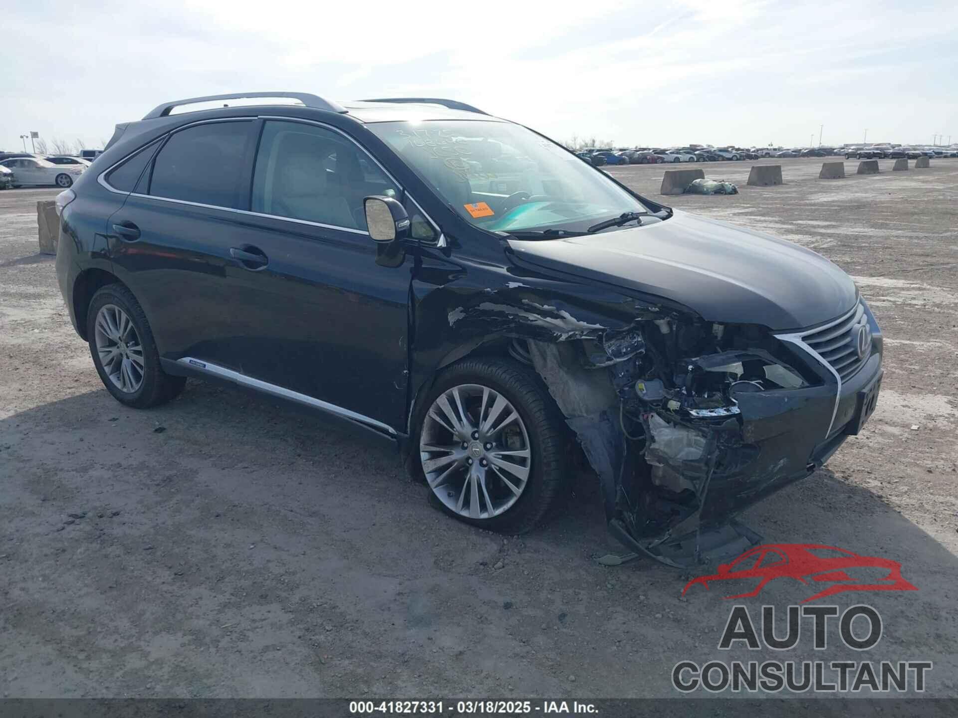 LEXUS RX 450H 2013 - JTJBC1BA0D2059987