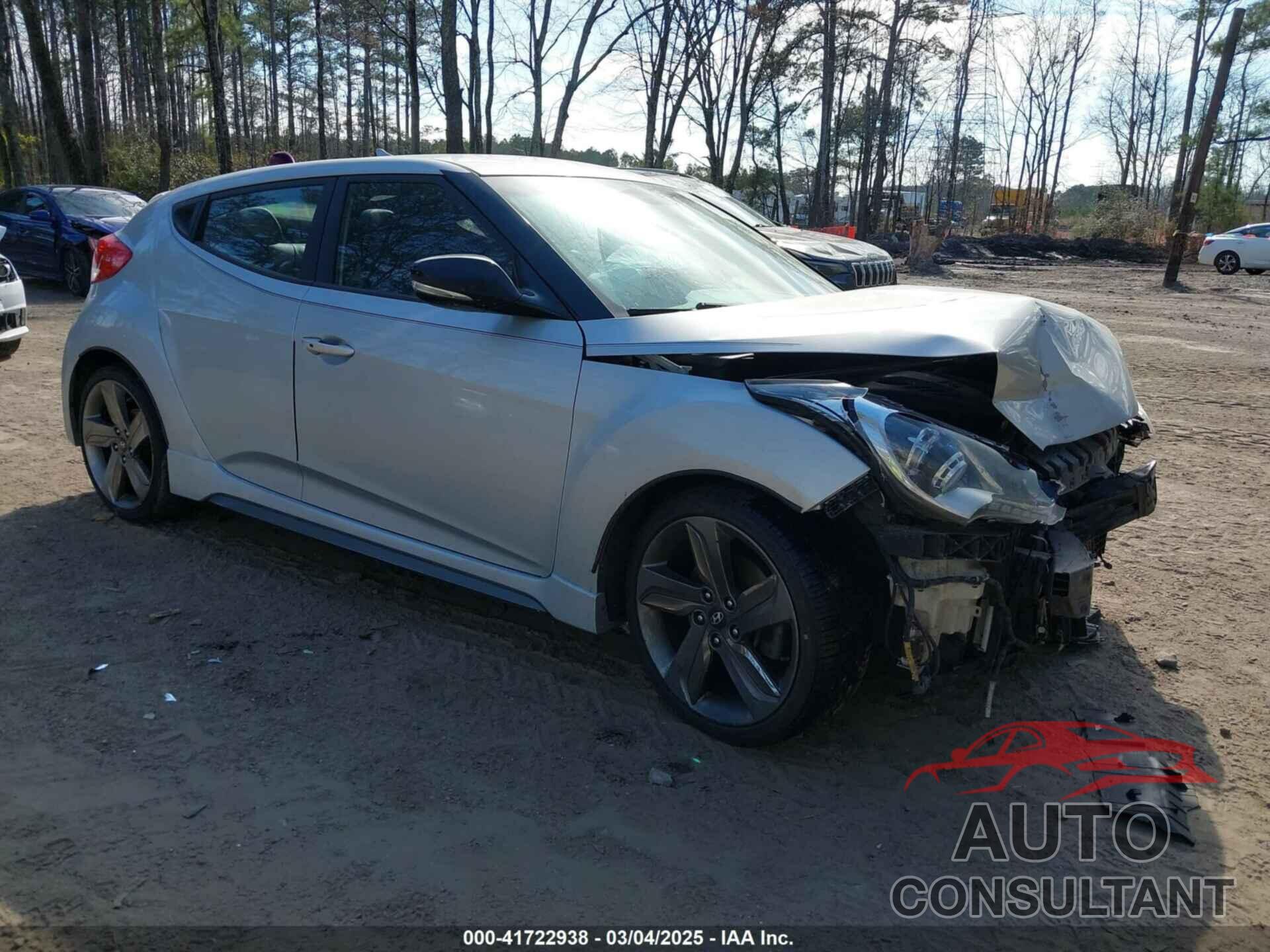 HYUNDAI VELOSTER 2015 - KMHTC6AE2FU229200