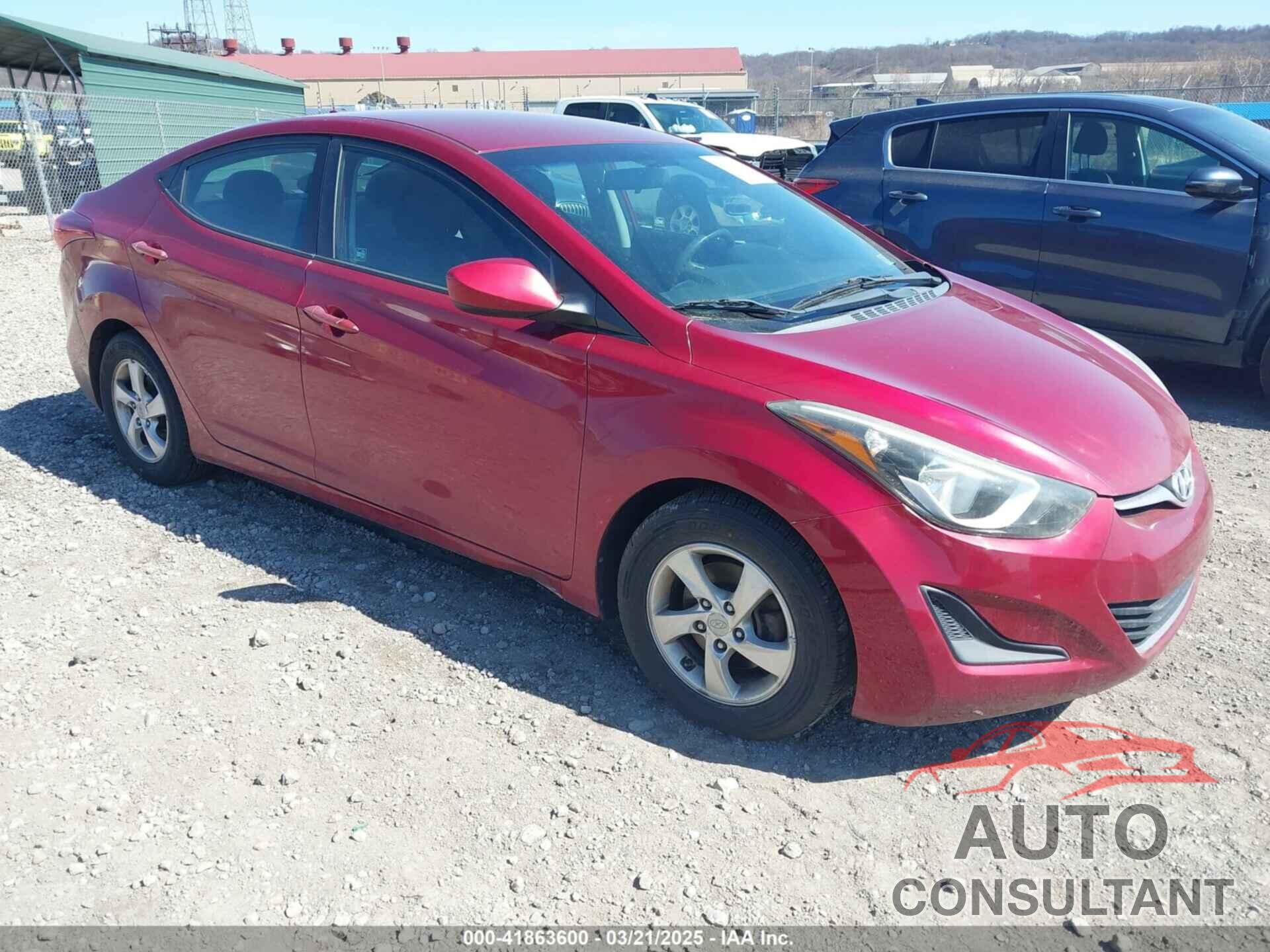HYUNDAI ELANTRA 2014 - 5NPDH4AE9EH540386