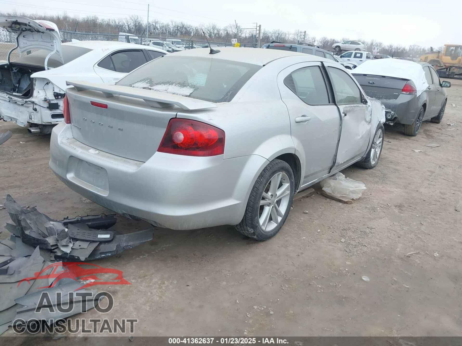 DODGE AVENGER 2012 - 1C3CDZABXCN122673