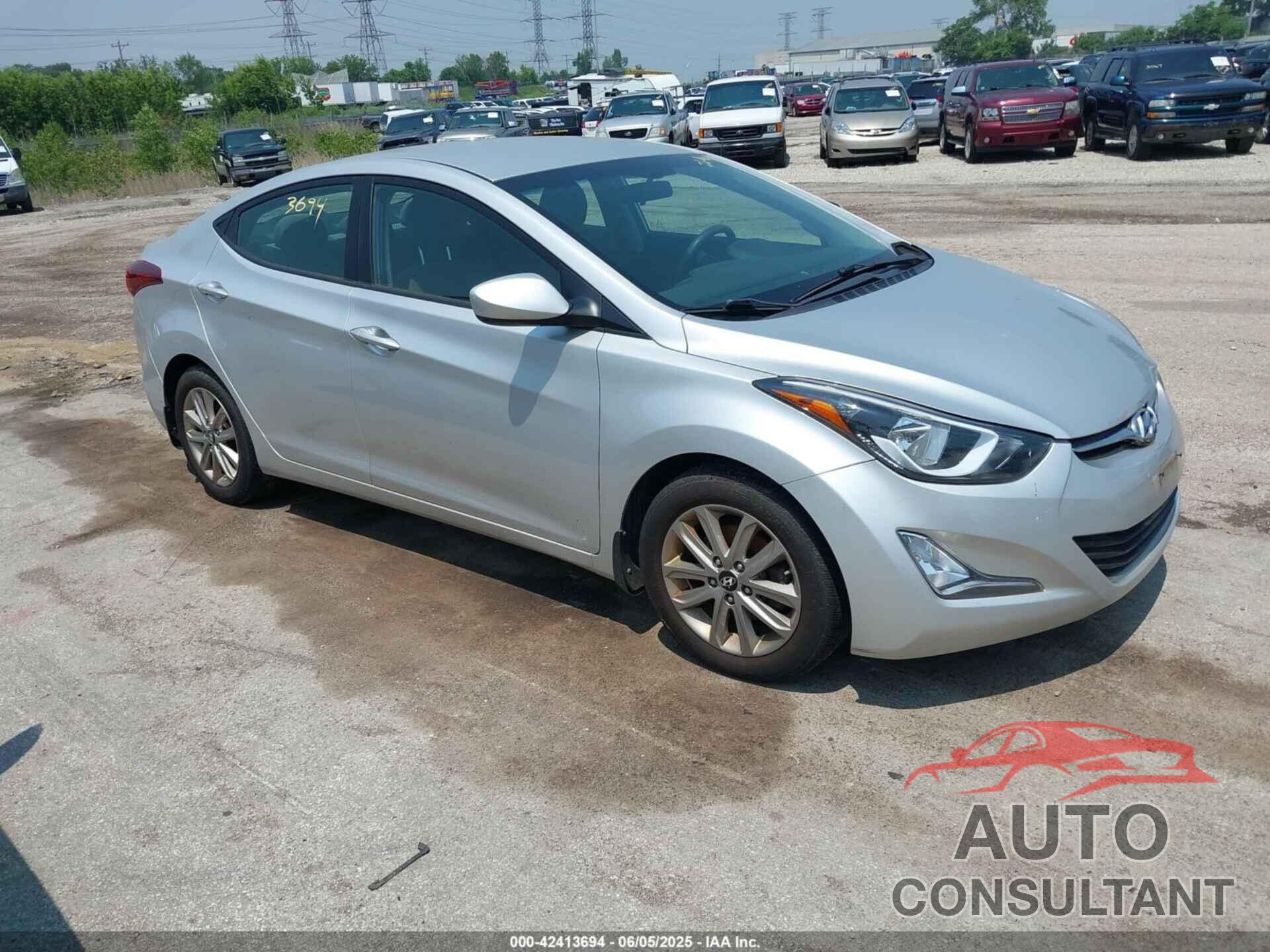 HYUNDAI ELANTRA 2016 - 5NPDH4AE7GH680214