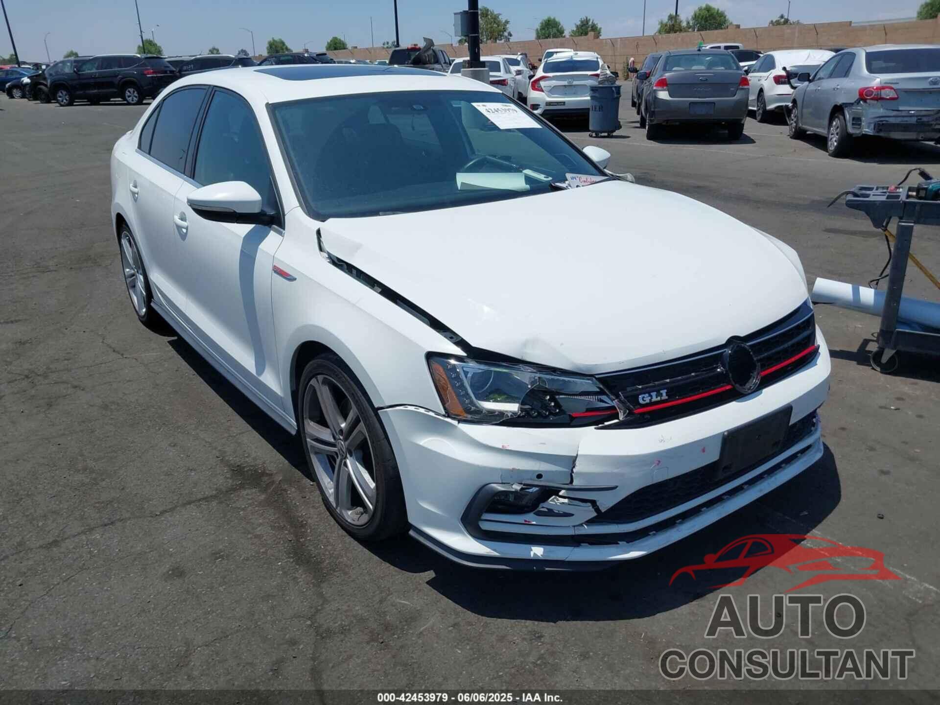 VOLKSWAGEN JETTA 2016 - 3VW4T7AJ1GM208000