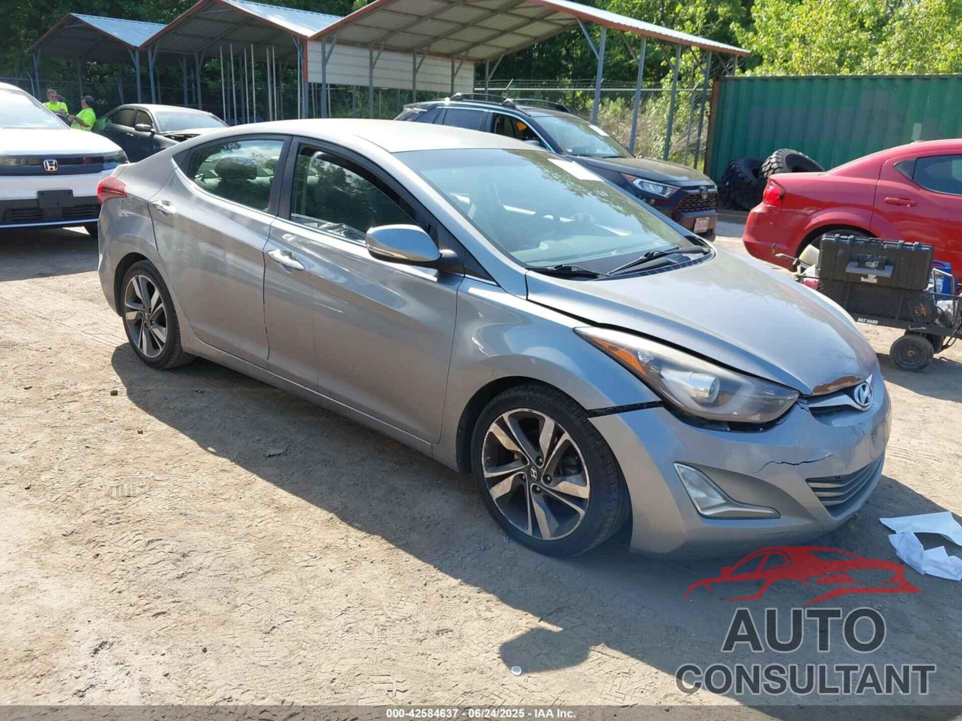 HYUNDAI ELANTRA 2015 - KMHDH4AEXFU381879