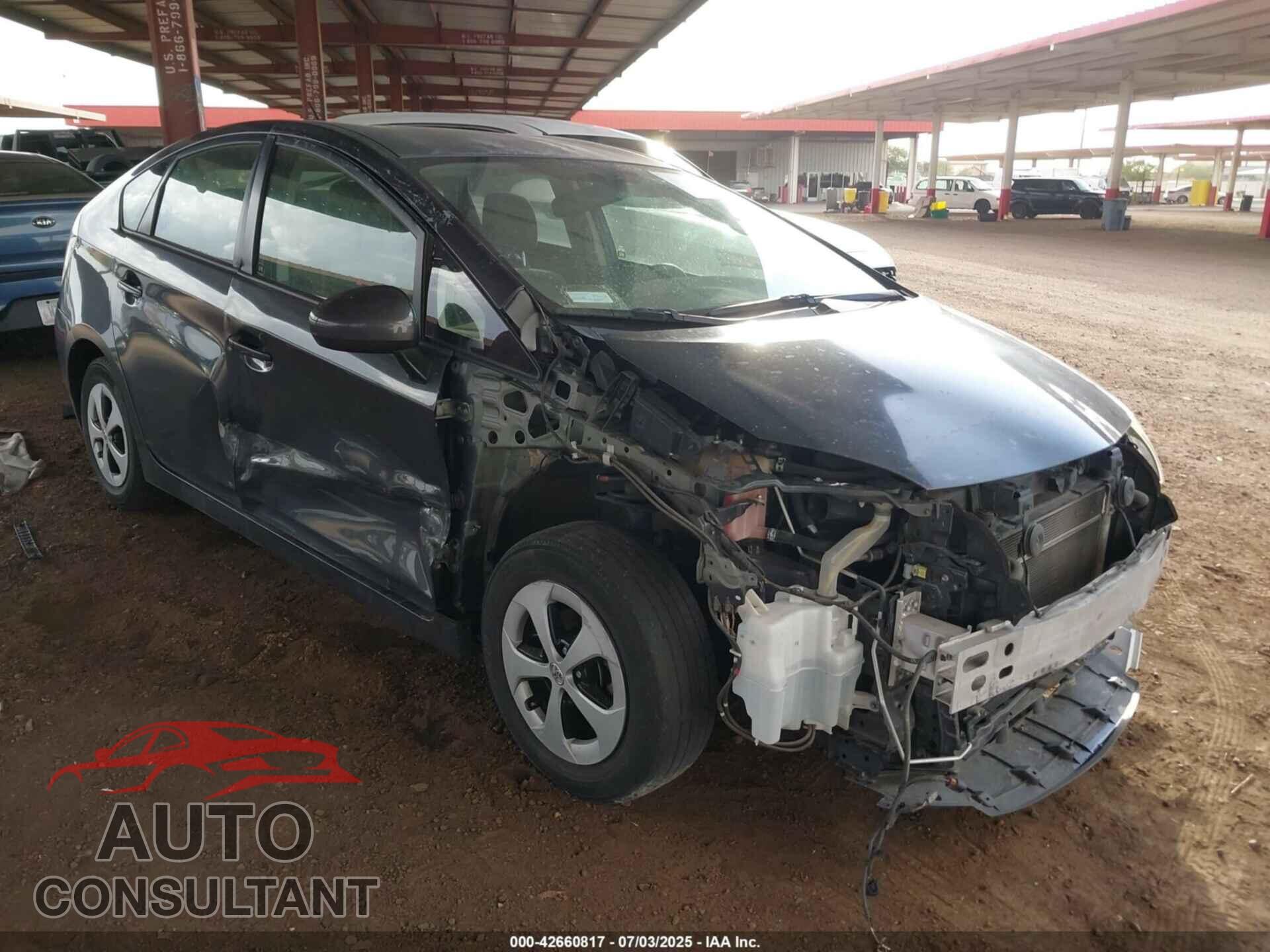 TOYOTA PRIUS 2013 - JTDKN3DU8D5686936