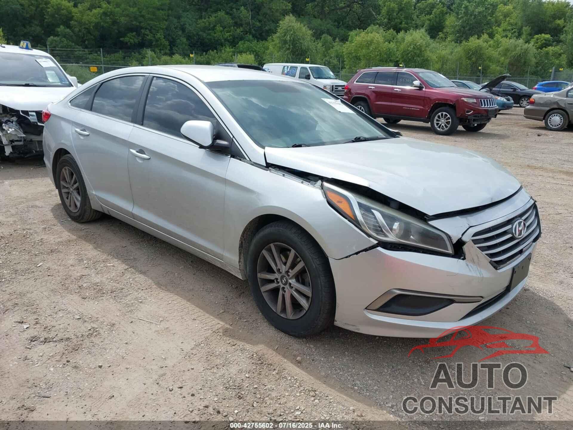 HYUNDAI SONATA 2016 - 5NPE24AF7GH395687
