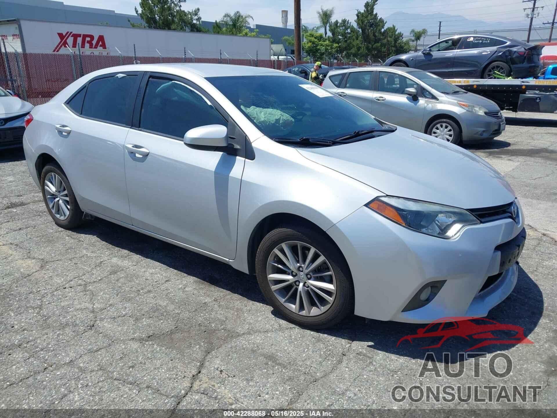 TOYOTA COROLLA 2015 - 5YFBURHE9FP214565