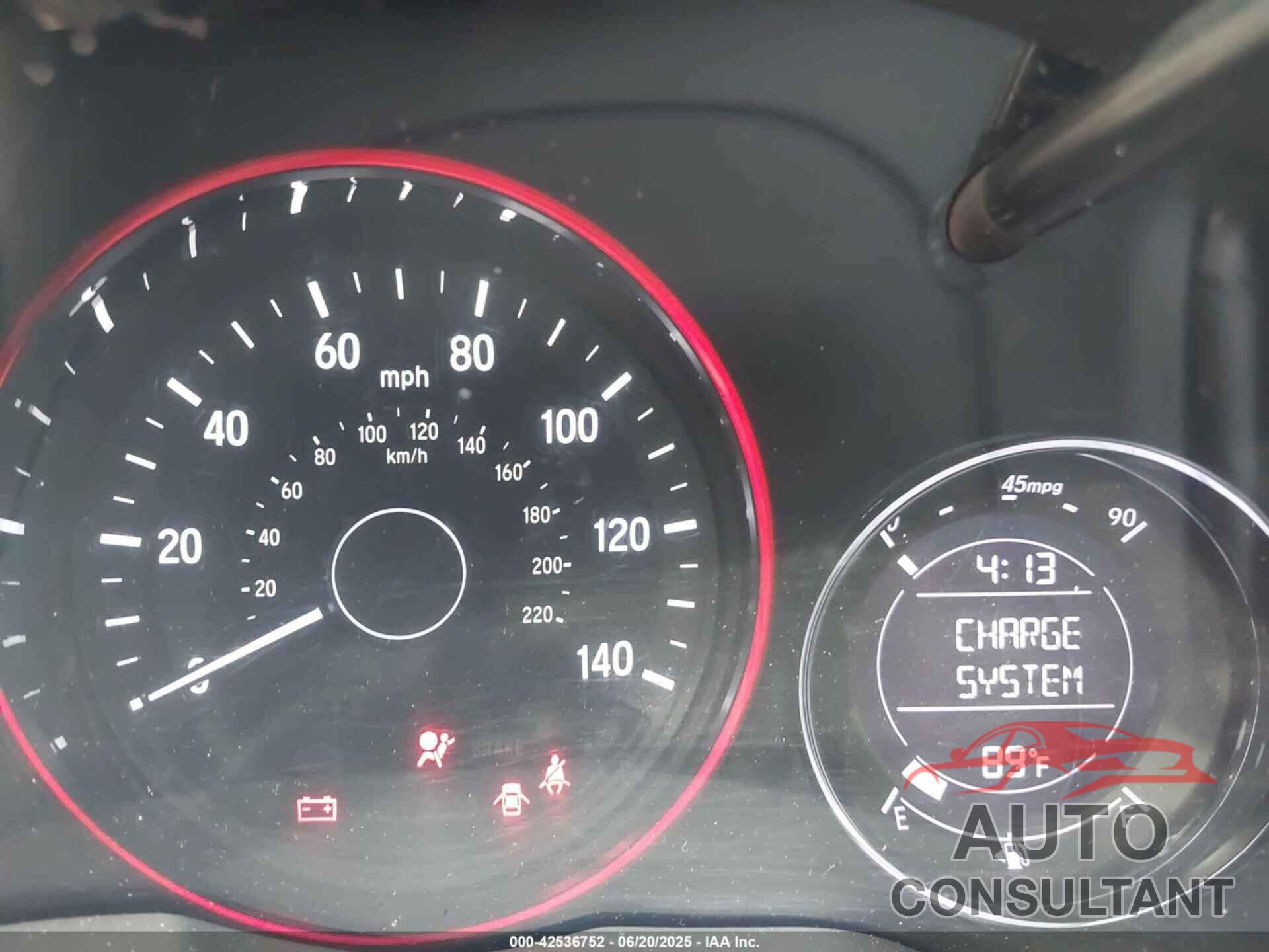 HONDA HR-V 2019 - 3CZRU6H37KG713824