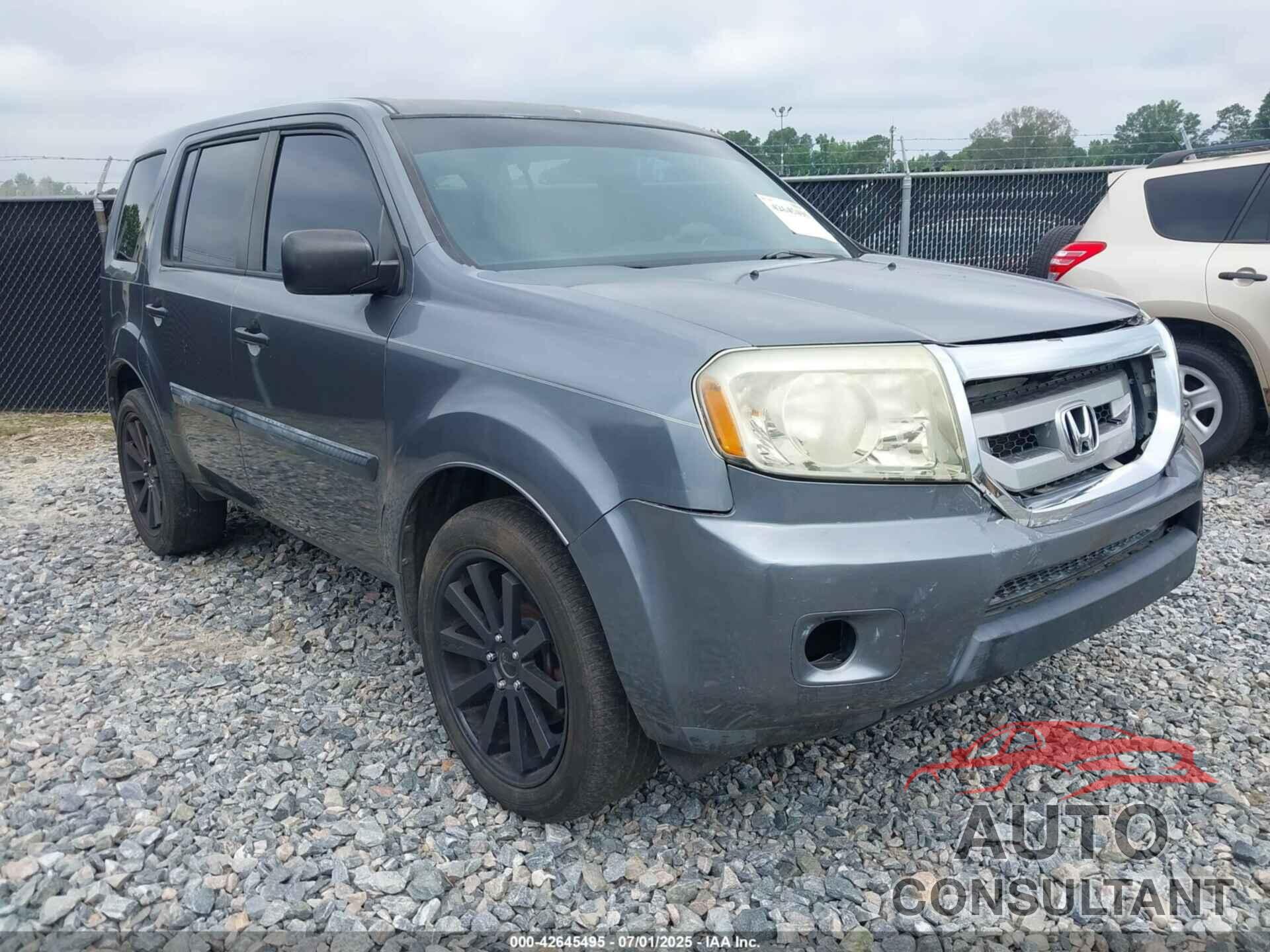 HONDA PILOT 2011 - 5FNYF3H22BB046510