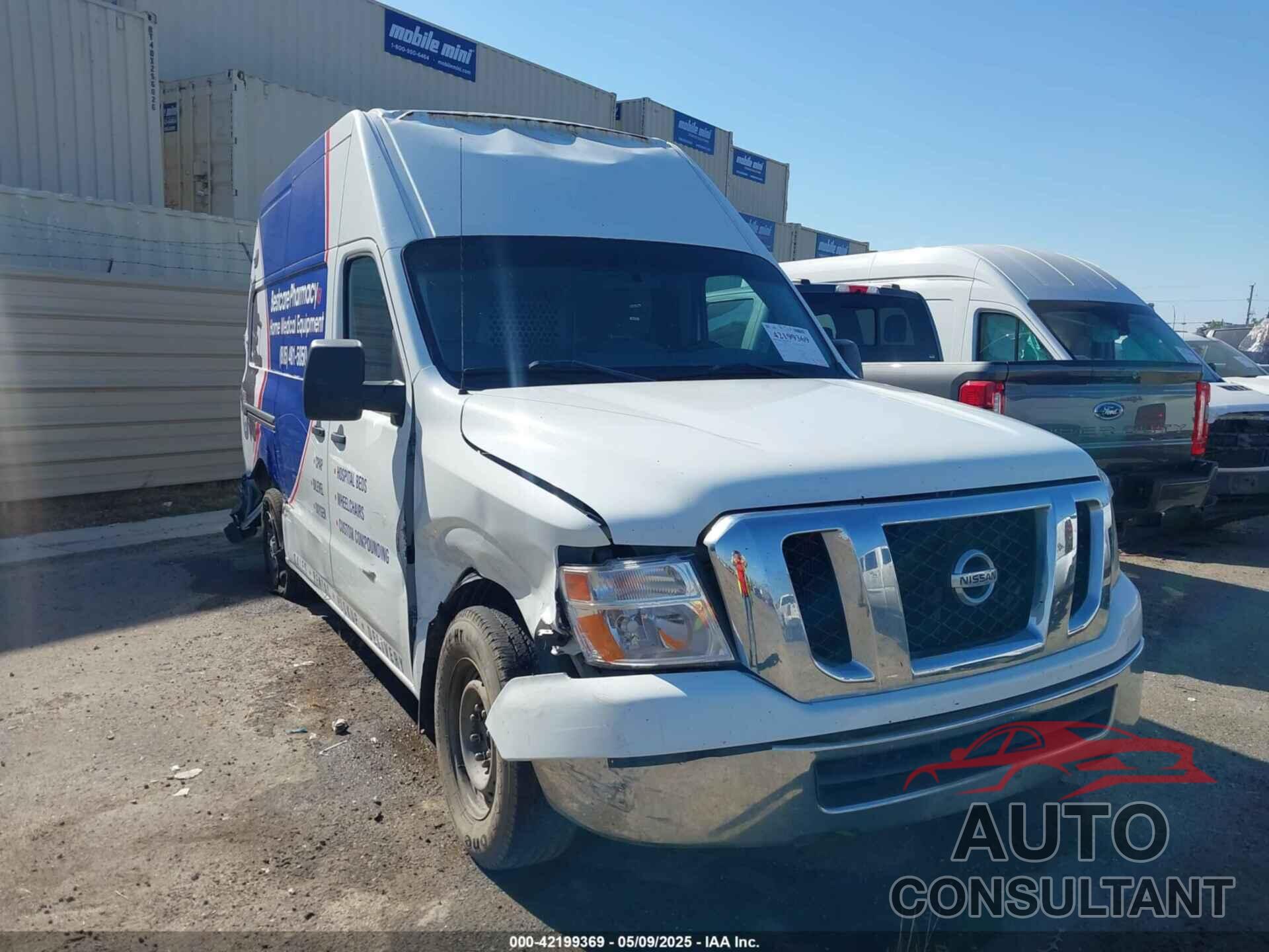 NISSAN NV CARGO NV2500 HD 2013 - 1N6BF0LY3DN112645