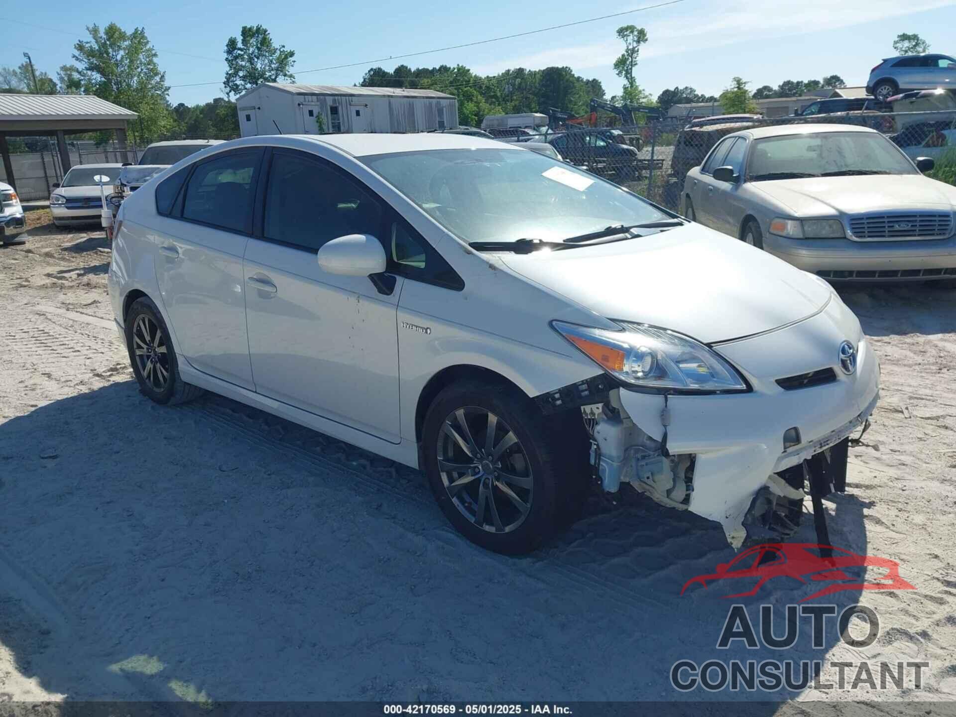 TOYOTA PRIUS 2013 - JTDKN3DU6D0343264