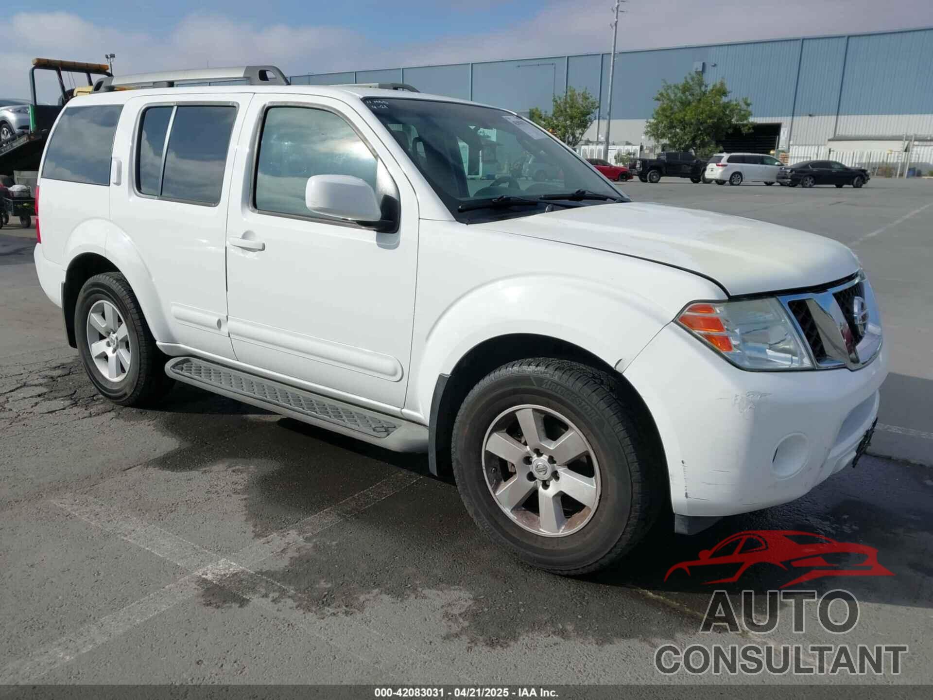 NISSAN PATHFINDER 2012 - 5N1AR1NB9CC611556