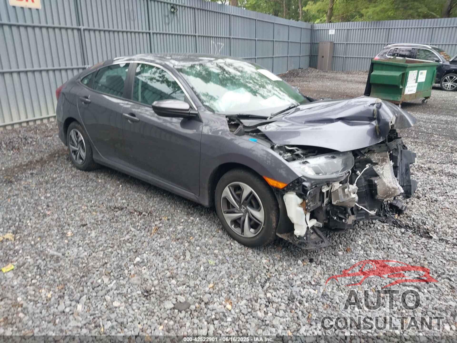 HONDA CIVIC 2019 - 2HGFC2F60KH562103