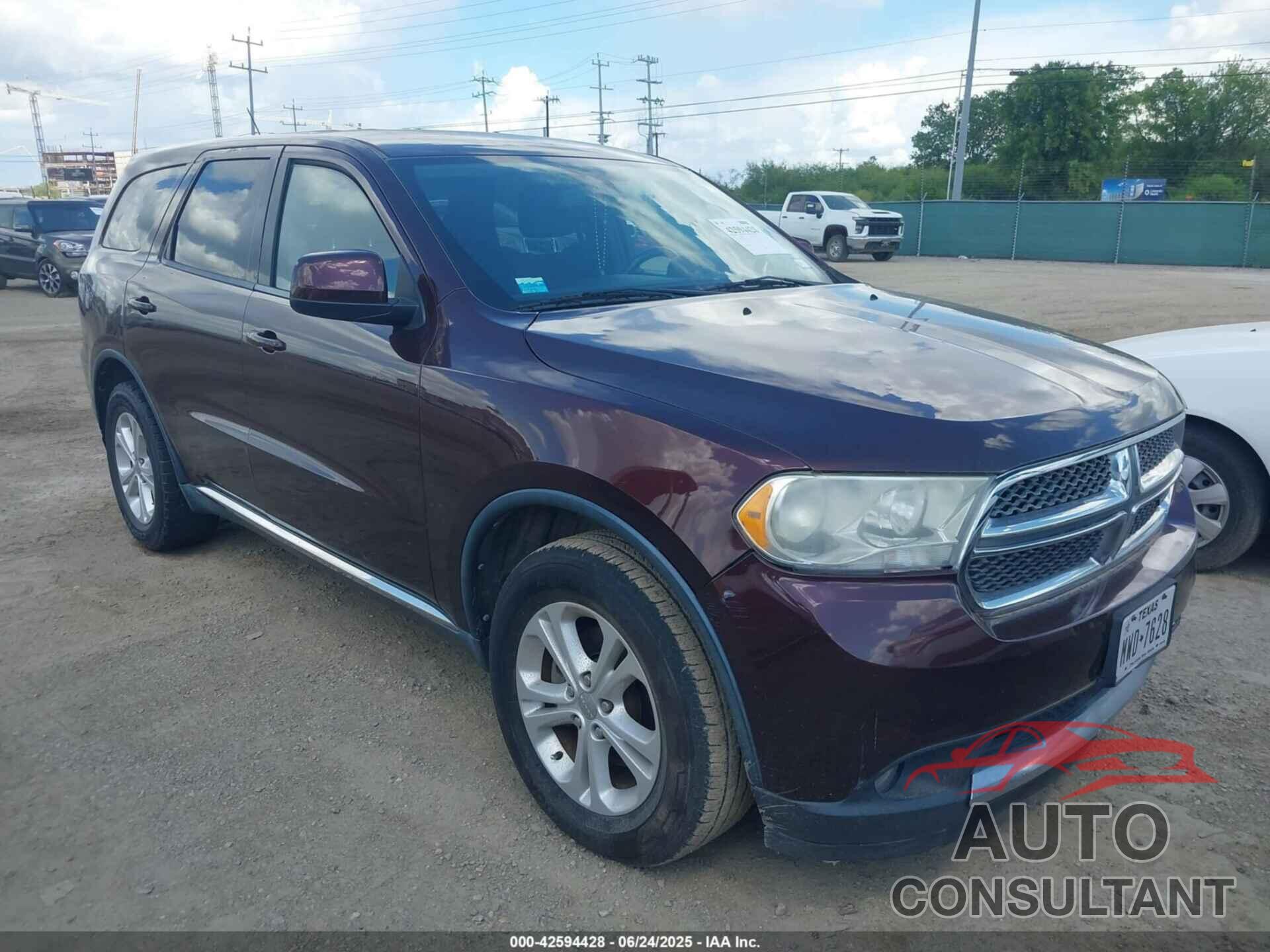 DODGE DURANGO 2012 - 1C4RDHAG6CC301302