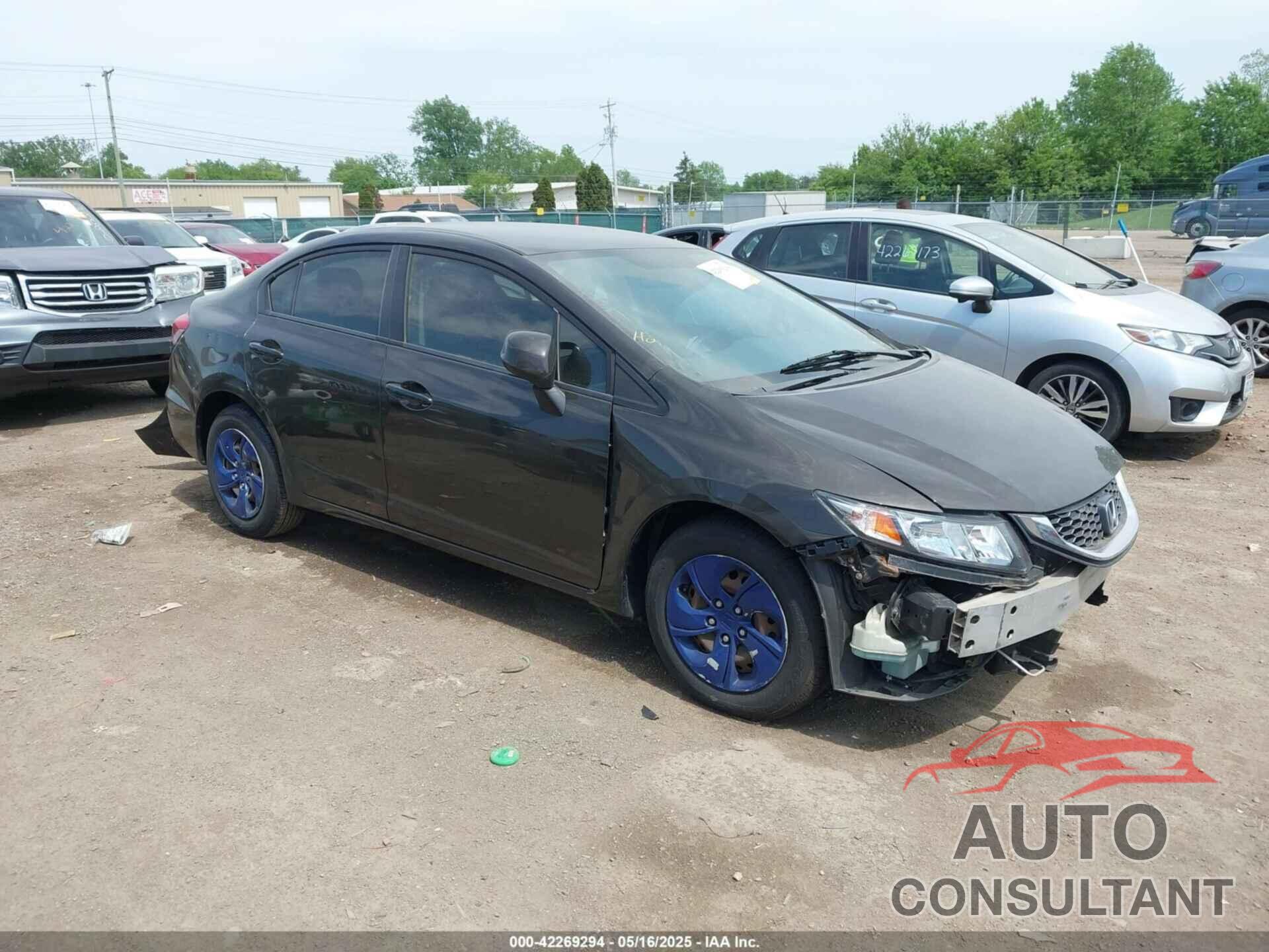 HONDA CIVIC 2013 - 19XFB2F55DE002584