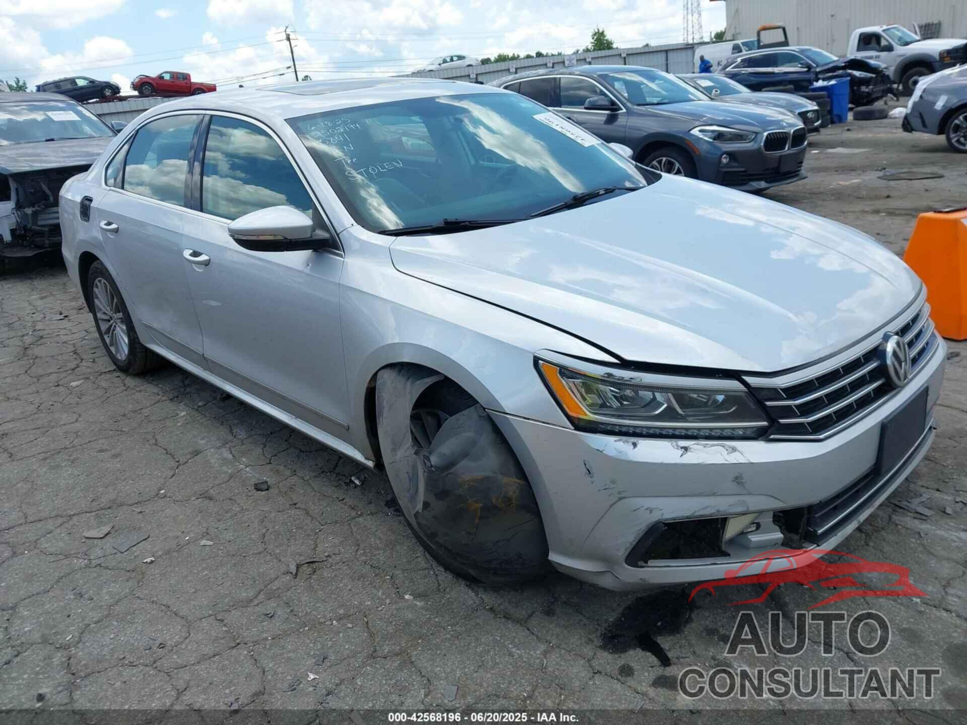 VOLKSWAGEN PASSAT 2017 - 1VWBT7A36HC085841