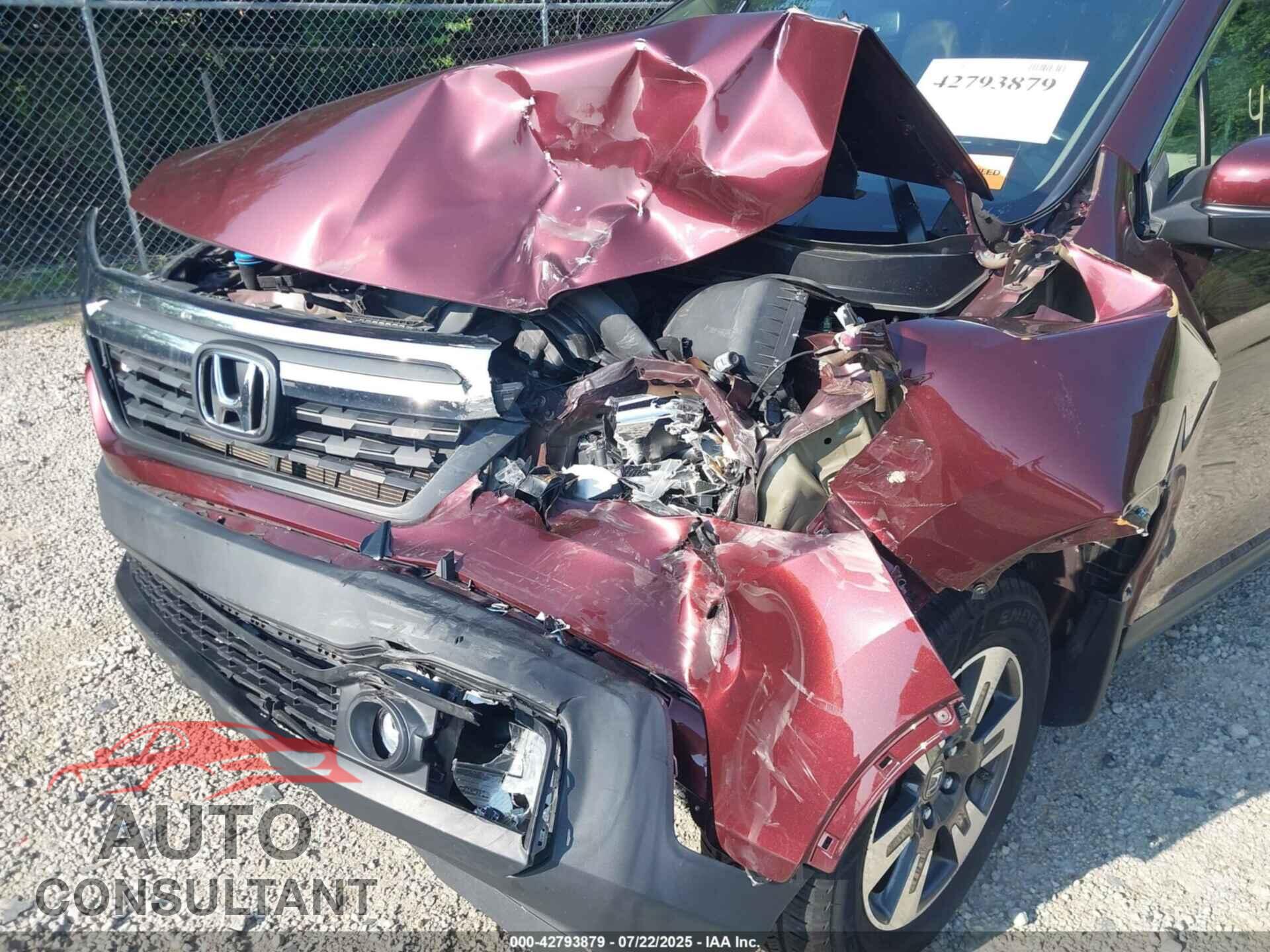 HONDA RIDGELINE 2019 - 5FPYK3F60KB028306