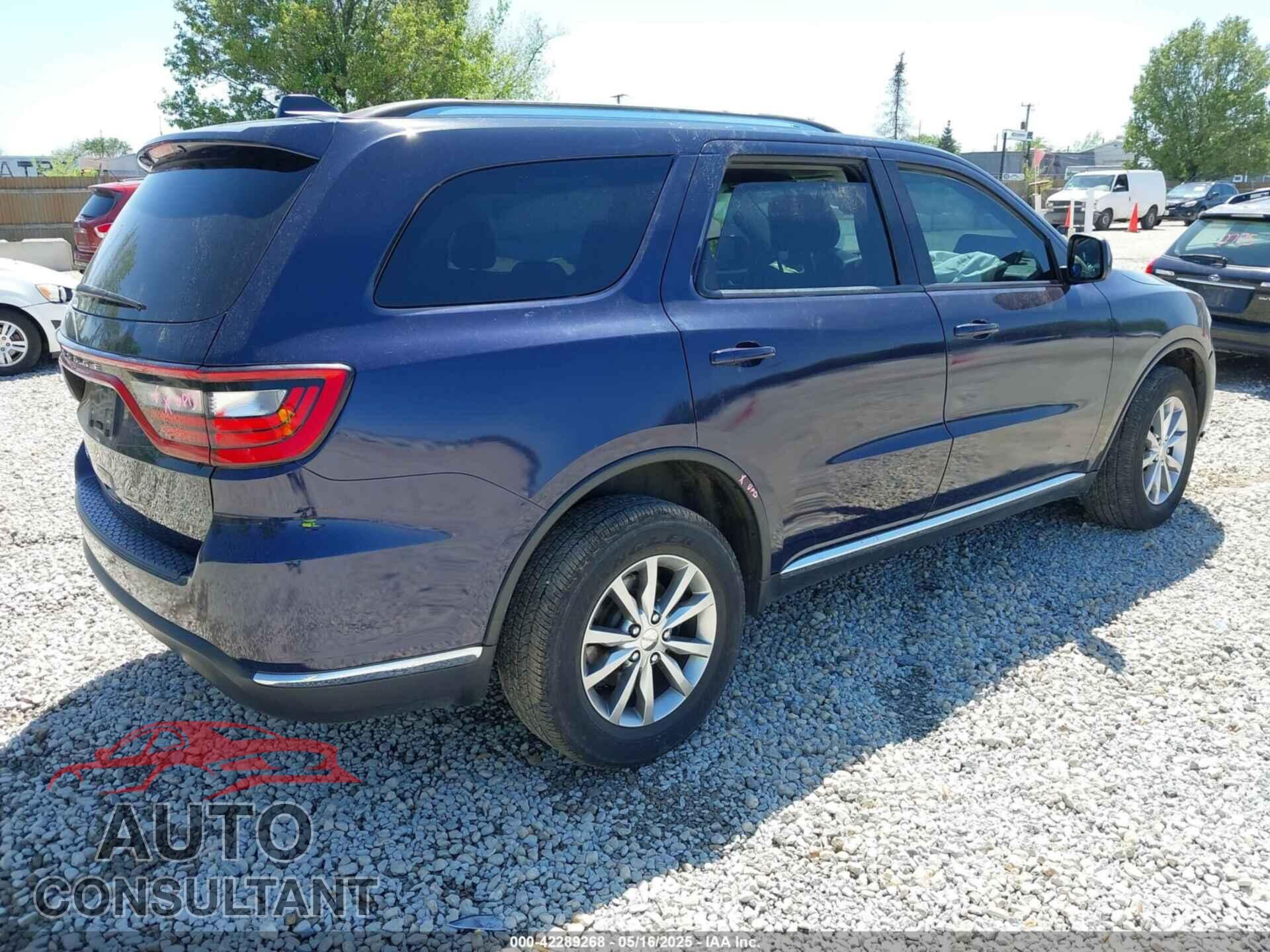 DODGE DURANGO 2017 - 1C4RDJAG9HC623527