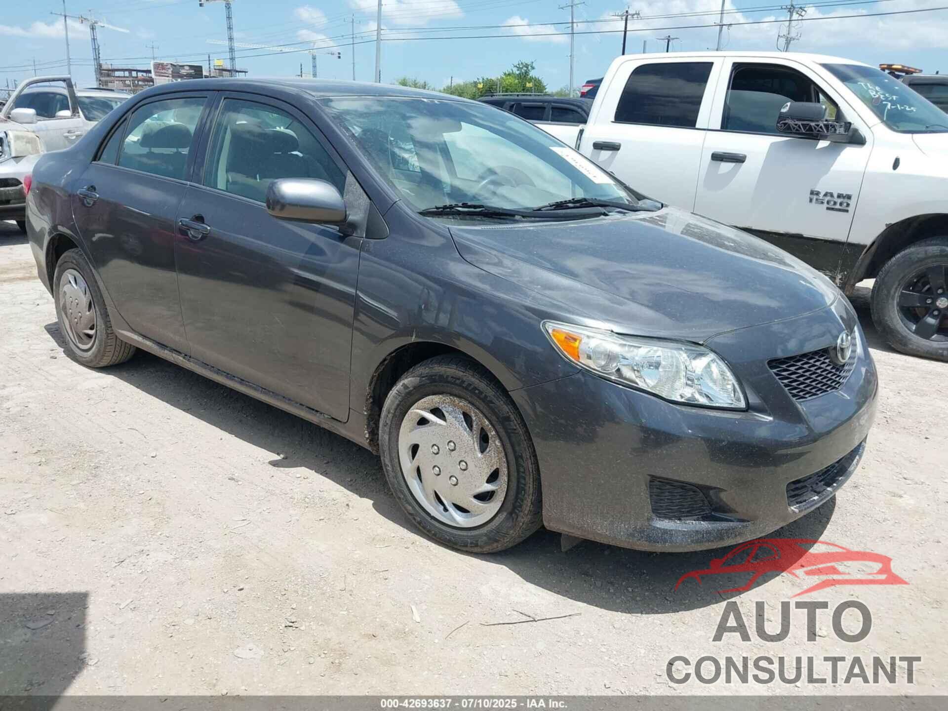 TOYOTA COROLLA 2009 - 1NXBU40E49Z158553