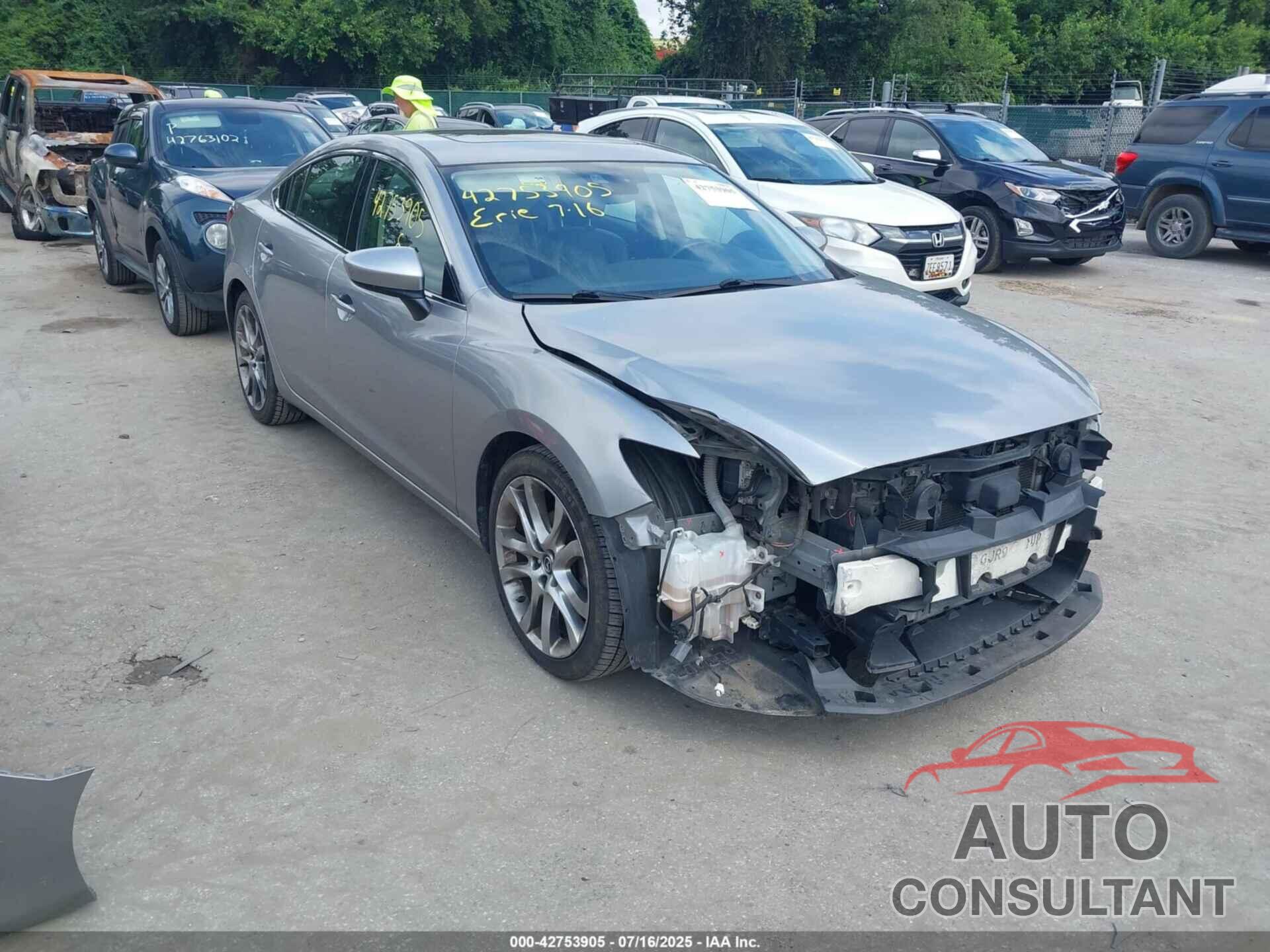 MAZDA MAZDA6 2015 - JM1GJ1W53F1188875