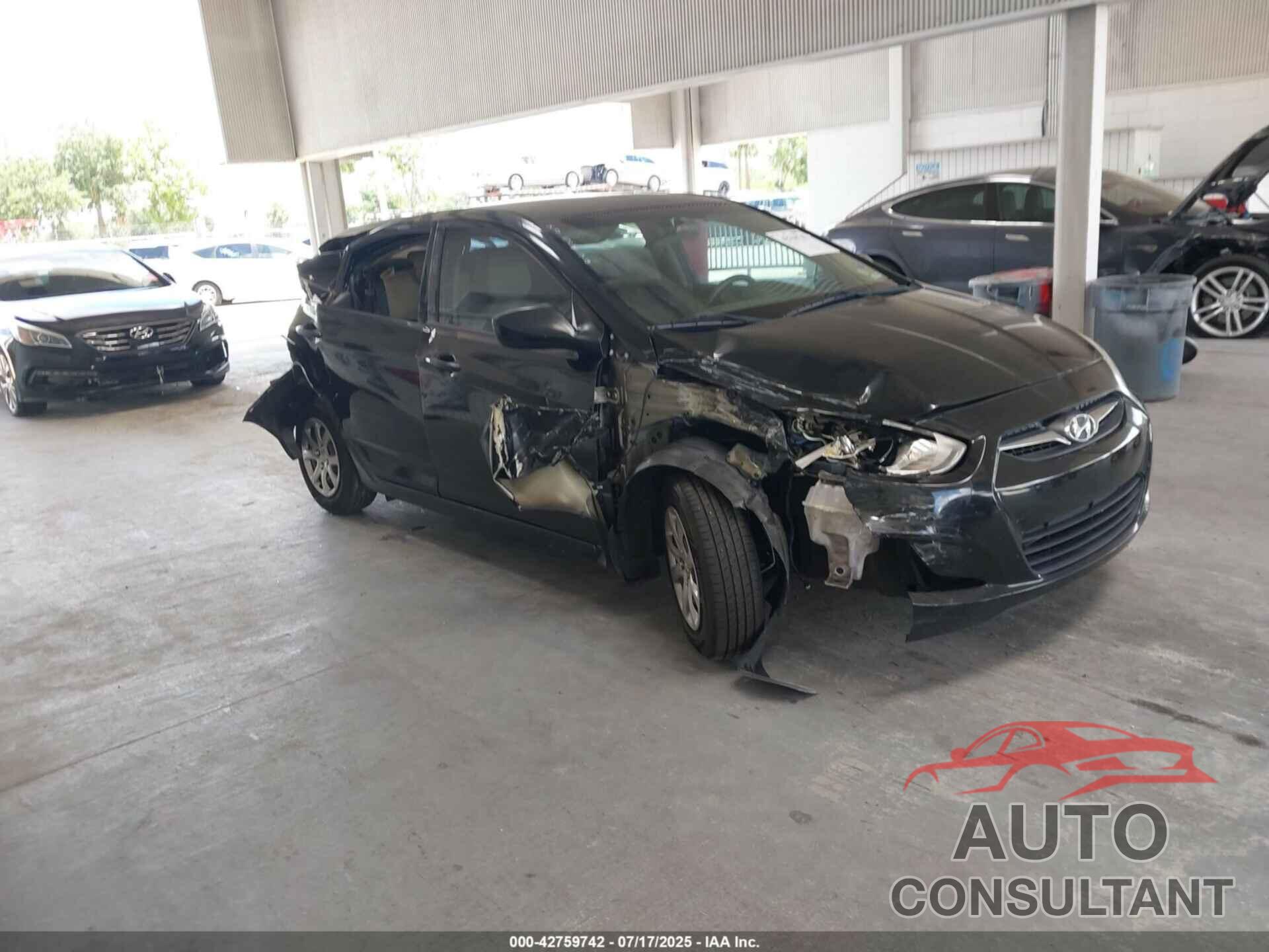 HYUNDAI ACCENT 2013 - KMHCT4AE7DU299163