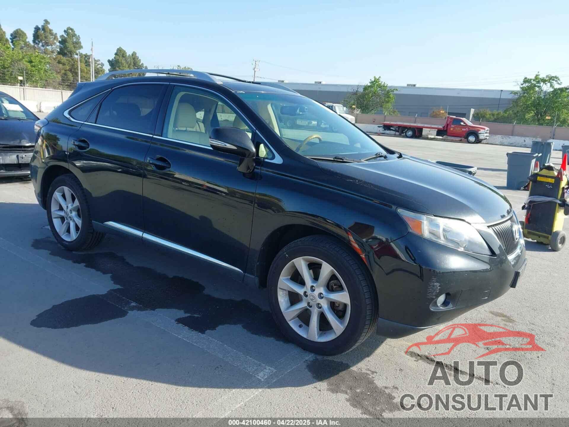 LEXUS RX 350 2010 - 2T2BK1BA0AC068607