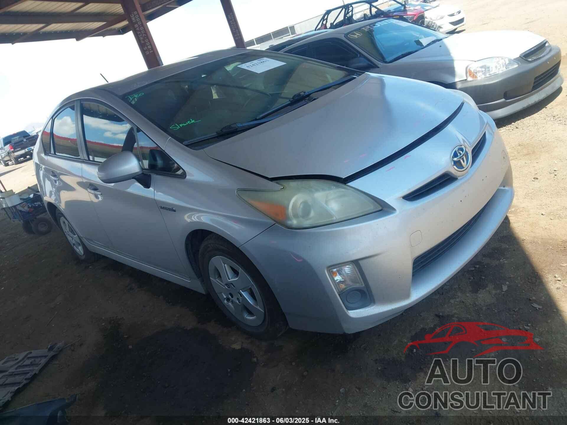 TOYOTA PRIUS 2010 - JTDKN3DU8A0072297