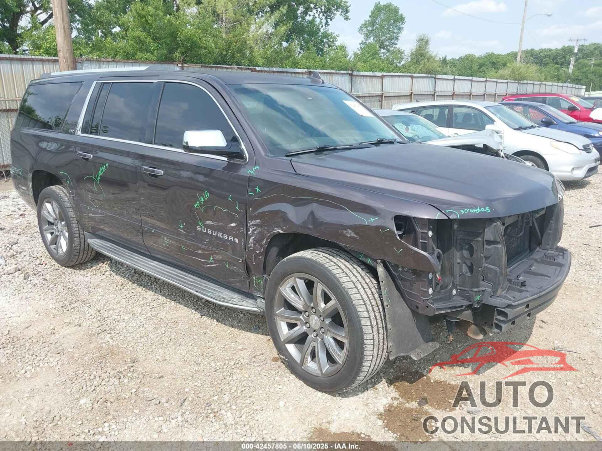 CHEVROLET SUBURBAN 1500 2015 - 1GNSKKKC9FR519730