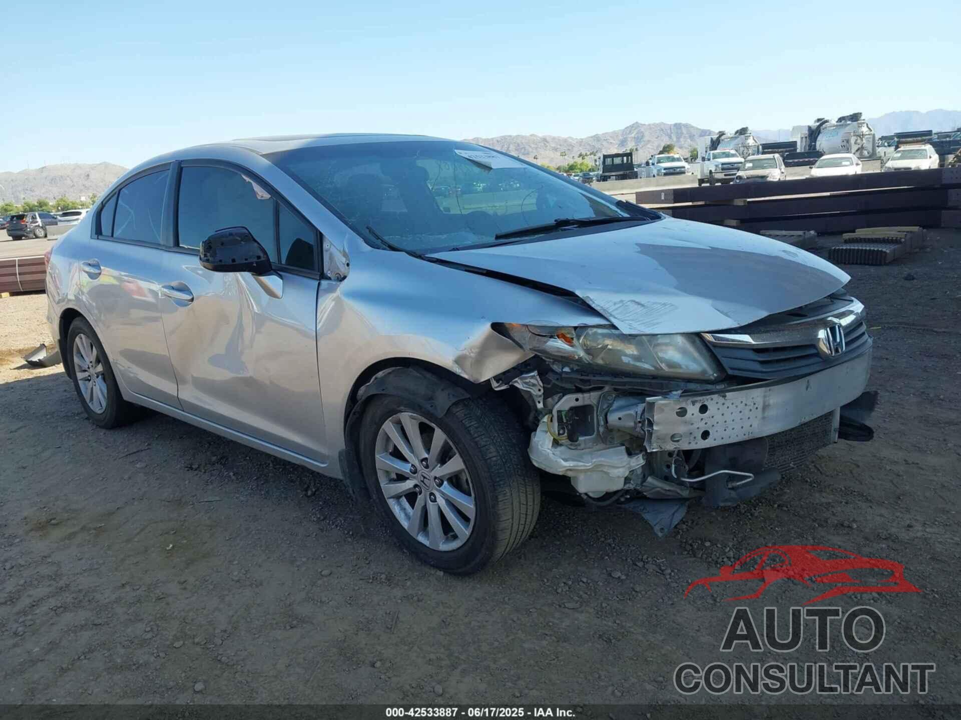 HONDA CIVIC 2012 - 2HGFB2F83CH593593