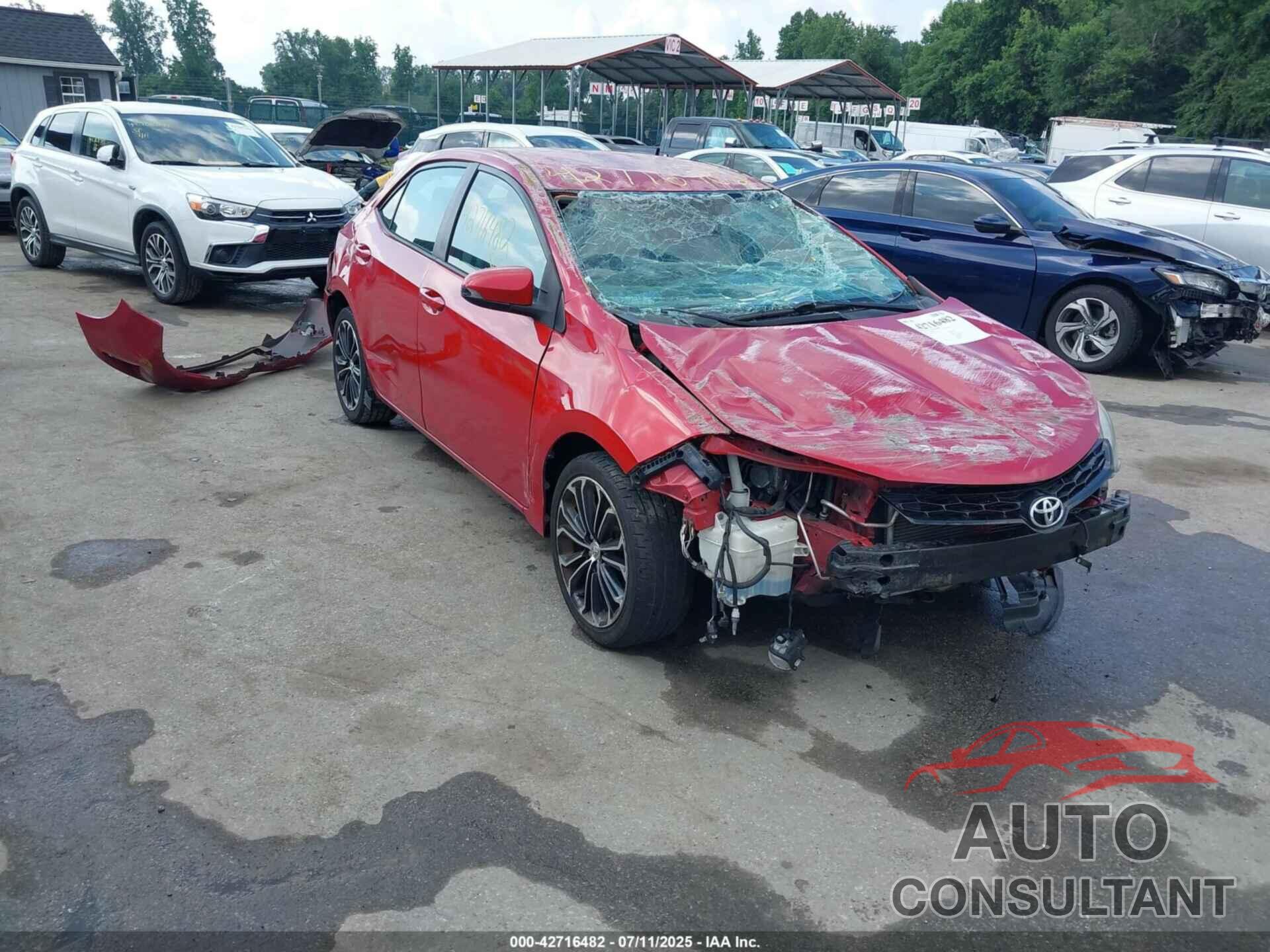 TOYOTA COROLLA 2014 - 2T1BURHE8EC118022