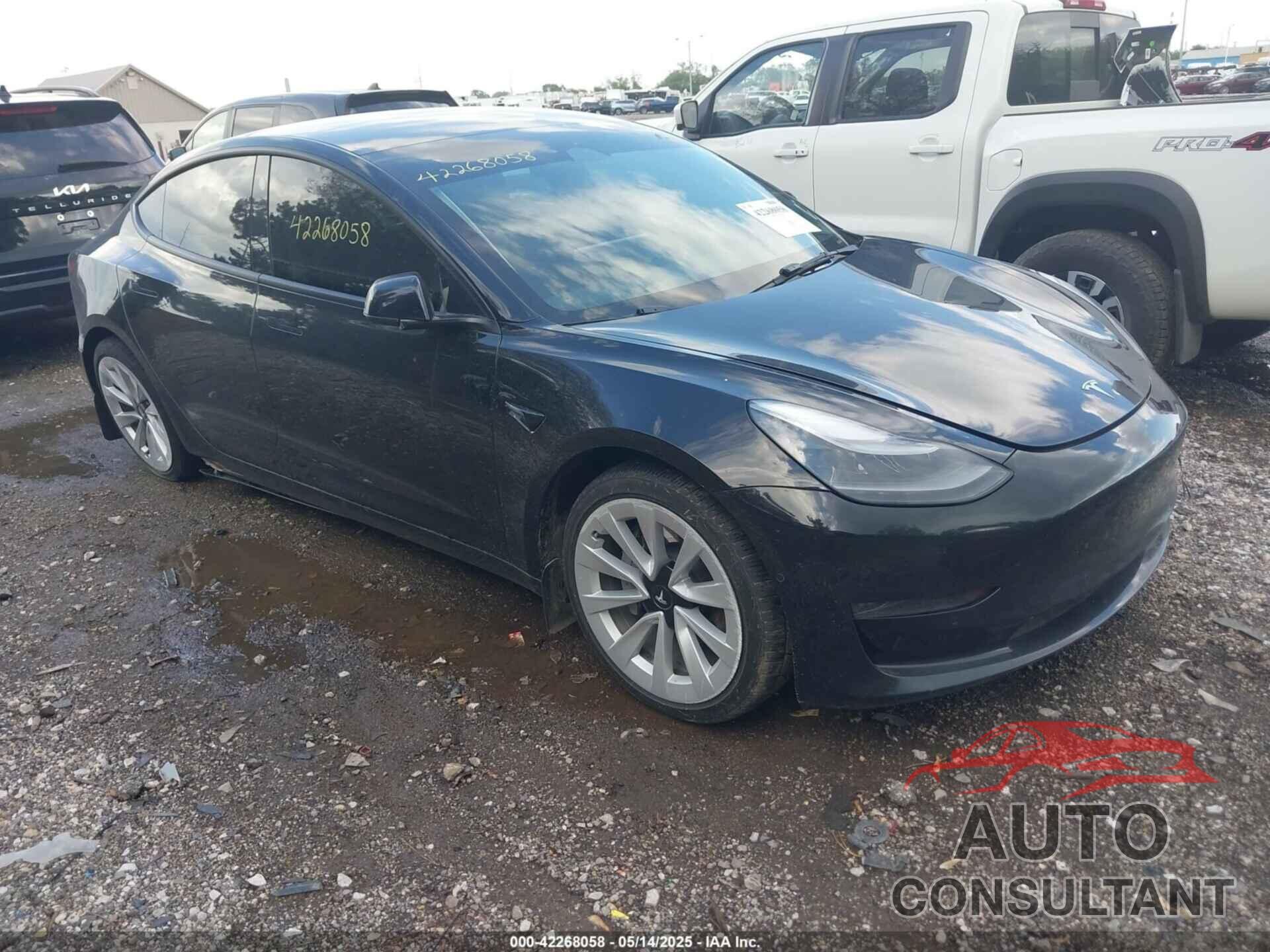 TESLA MODEL 3 2022 - 5YJ3E1EA1NF304355
