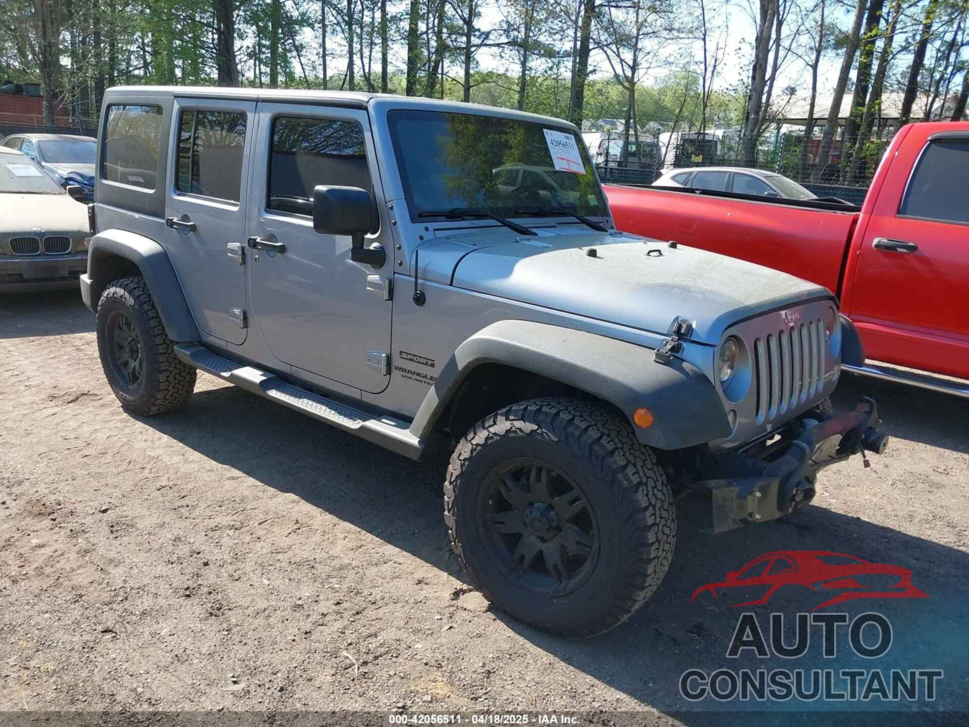 JEEP WRANGLER UNLIMITED 2014 - 1C4HJWDG6EL310007