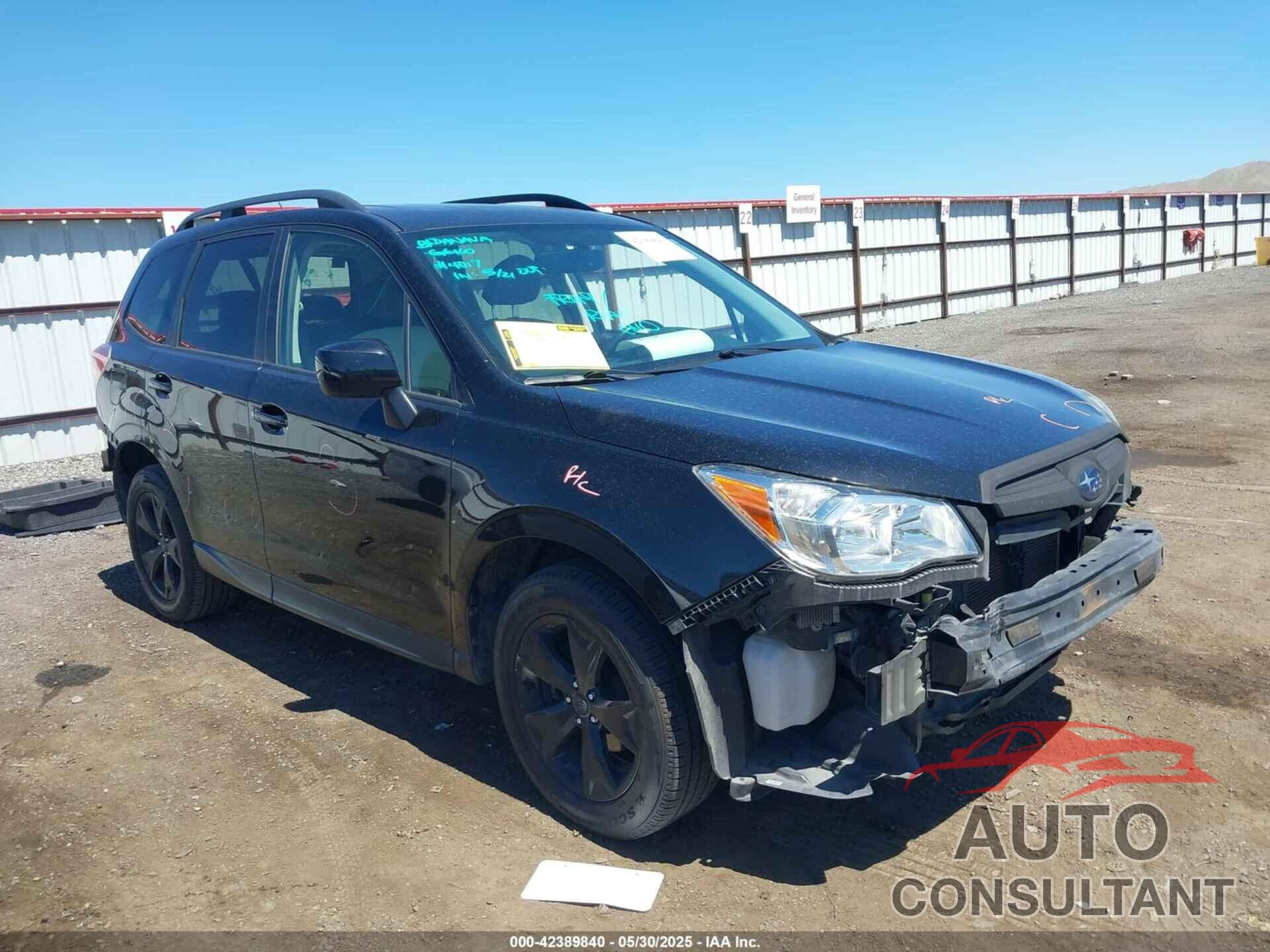SUBARU FORESTER 2015 - JF2SJADCXFH835938
