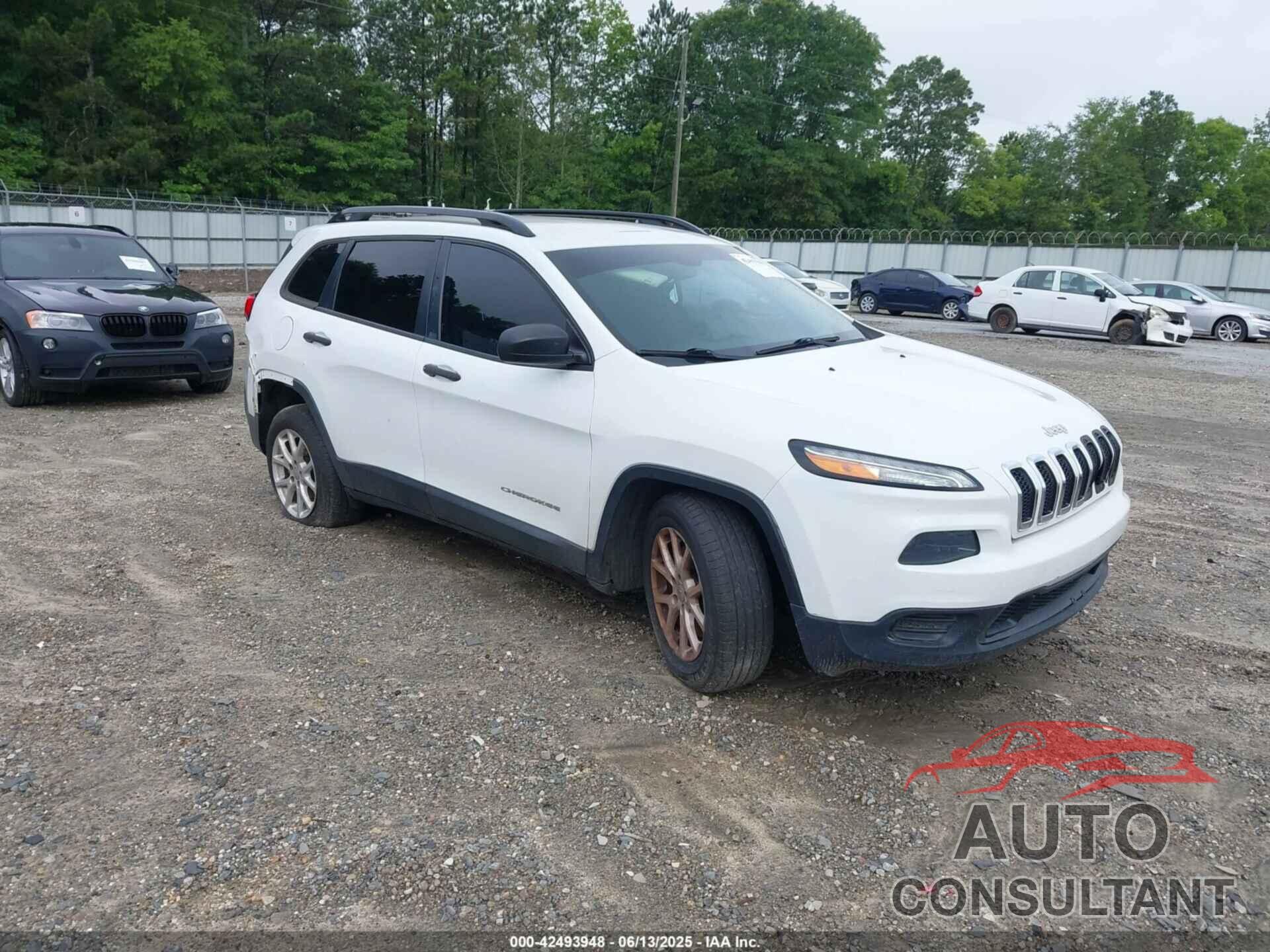 JEEP CHEROKEE 2016 - 1C4PJLAB6GW190729