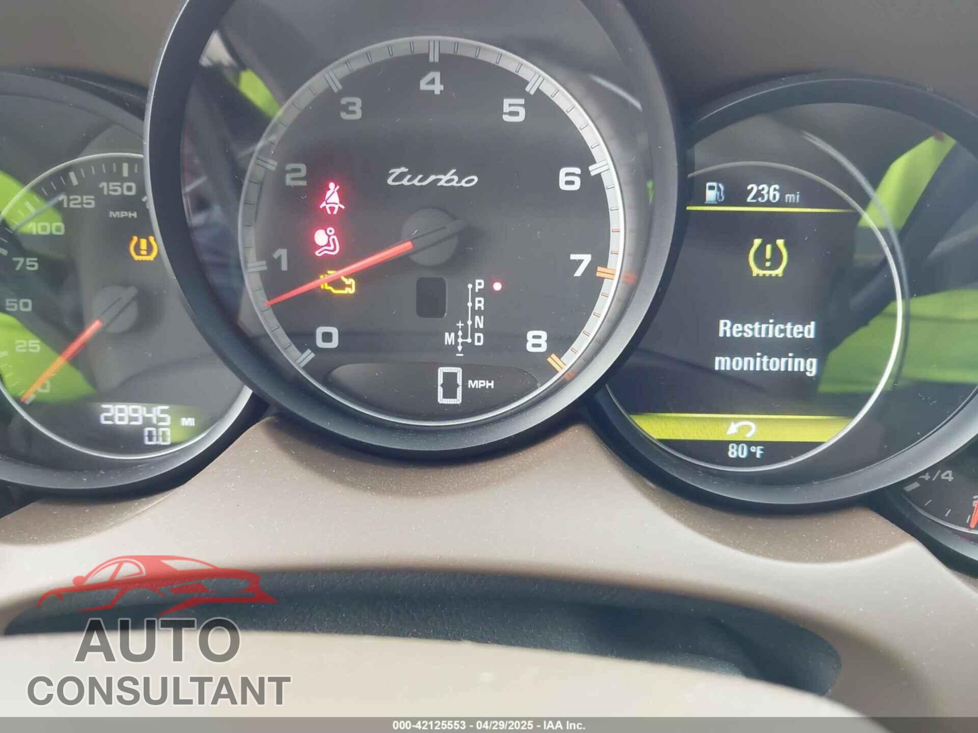 PORSCHE CAYENNE 2012 - WP1AC2A22CLA81995
