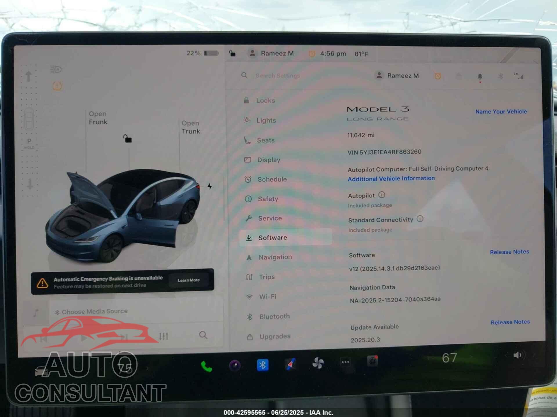 TESLA MODEL 3 2024 - 5YJ3E1EA4RF863260